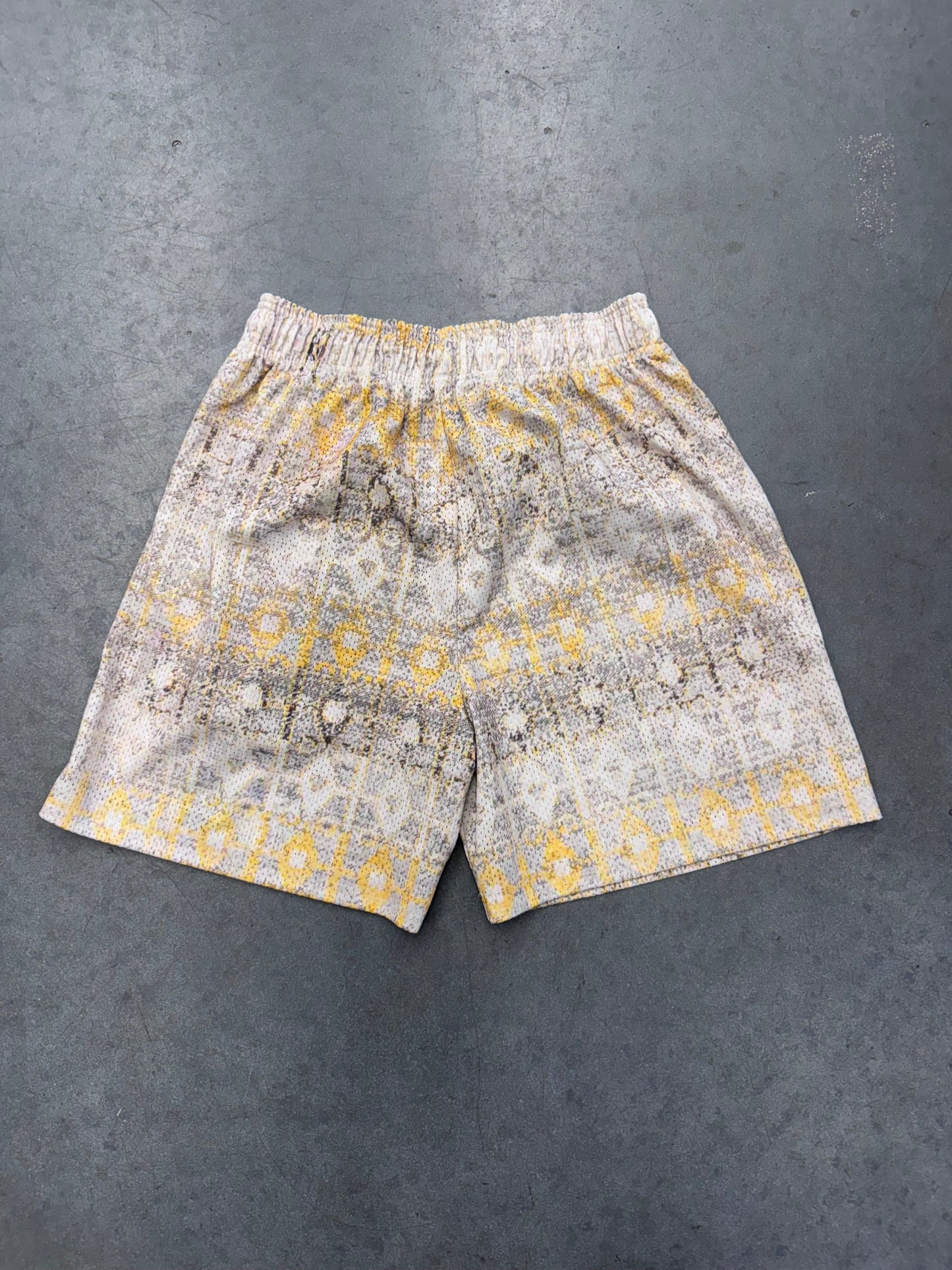 SS20 ERIC EMANUEL EE BASIC RUG SHORT - GRAY/YELLOW