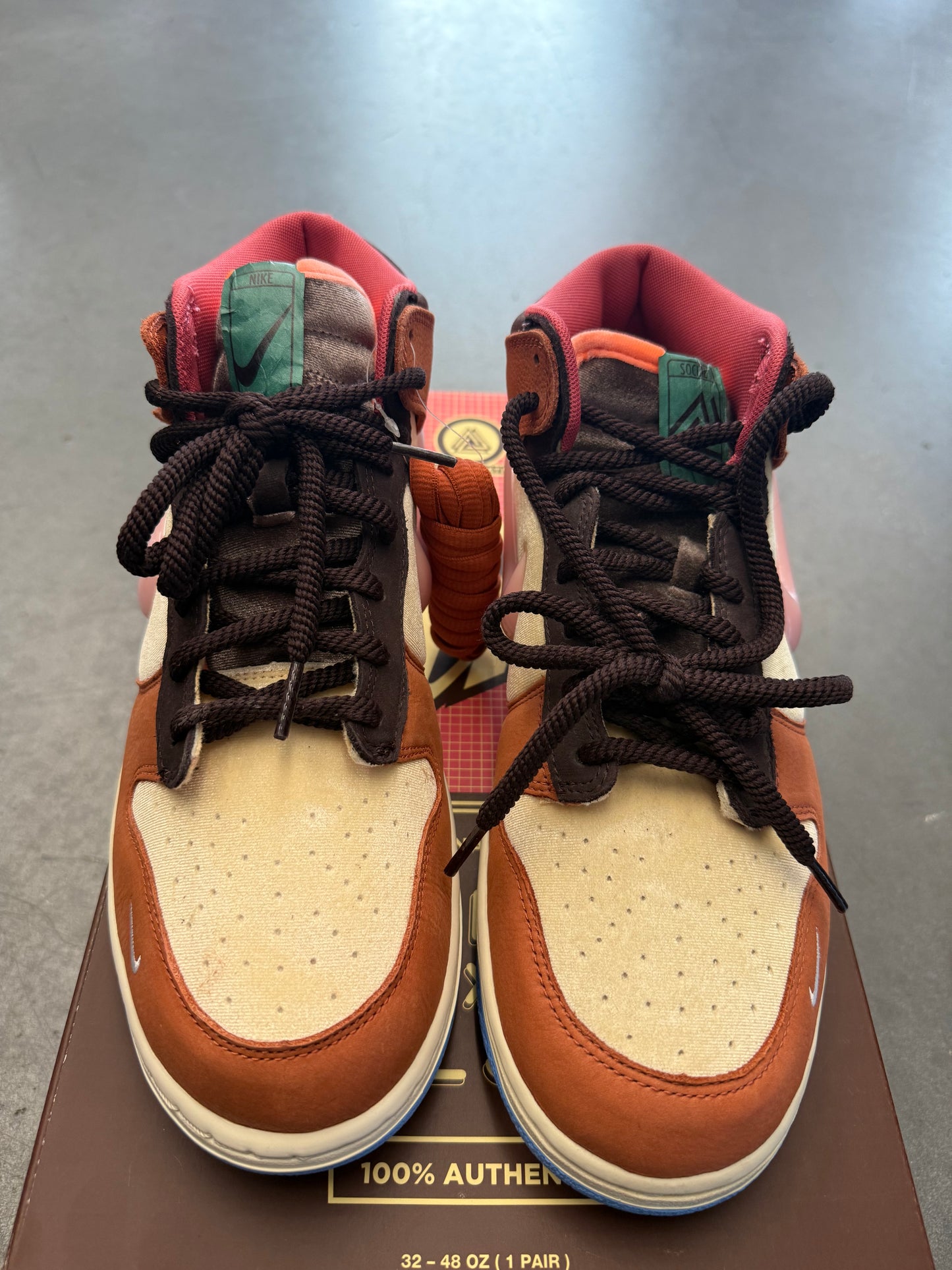 2021 SIZE 11 NIKE DUNK MID SOCIAL STATUS FREE LUNCH CHOCOLATE MILK (NEW WITH BOX)