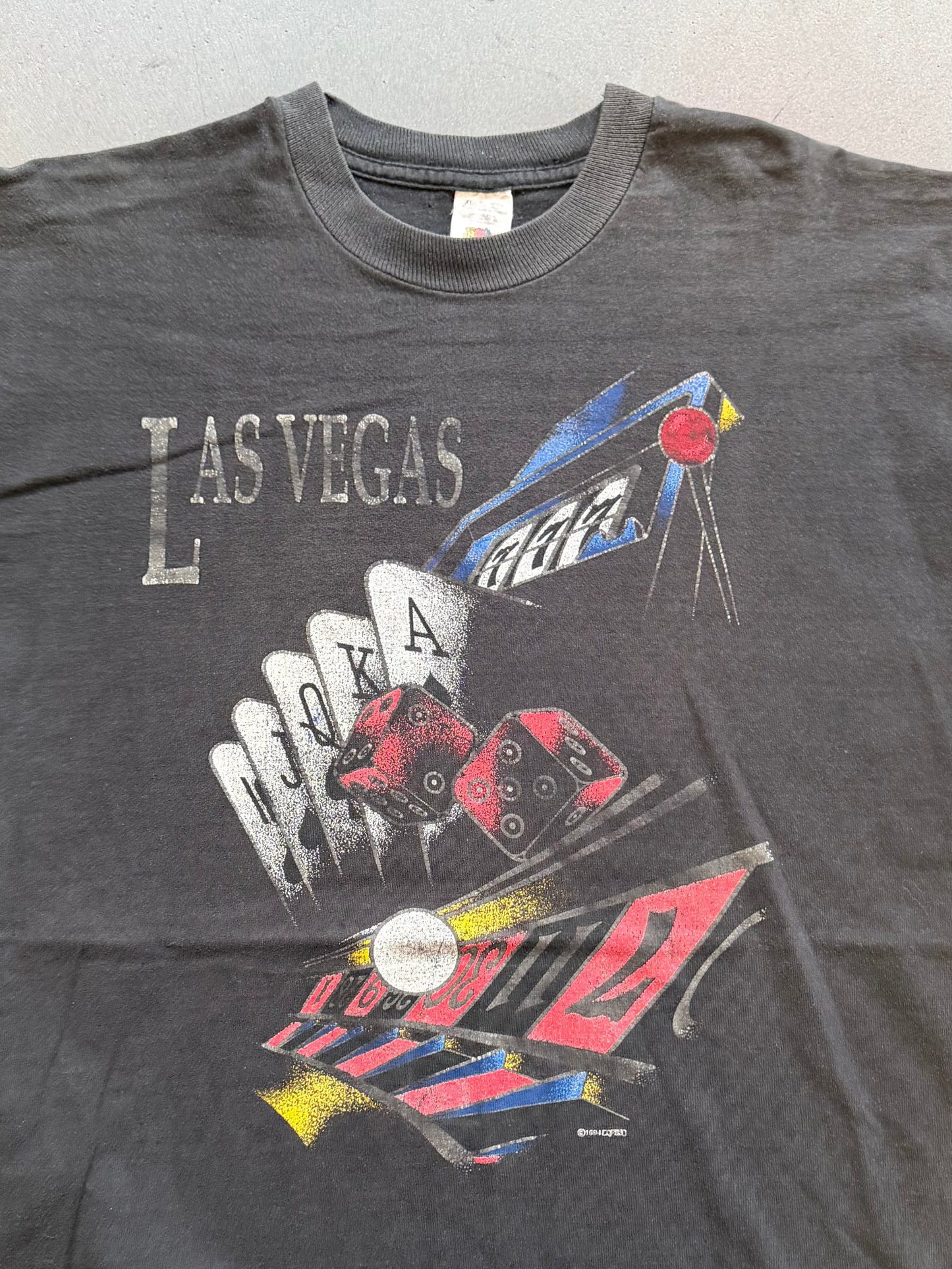 1994 LAS VEGAS MULTI-GAME SOUVENIR TEE (FOTL TAG)