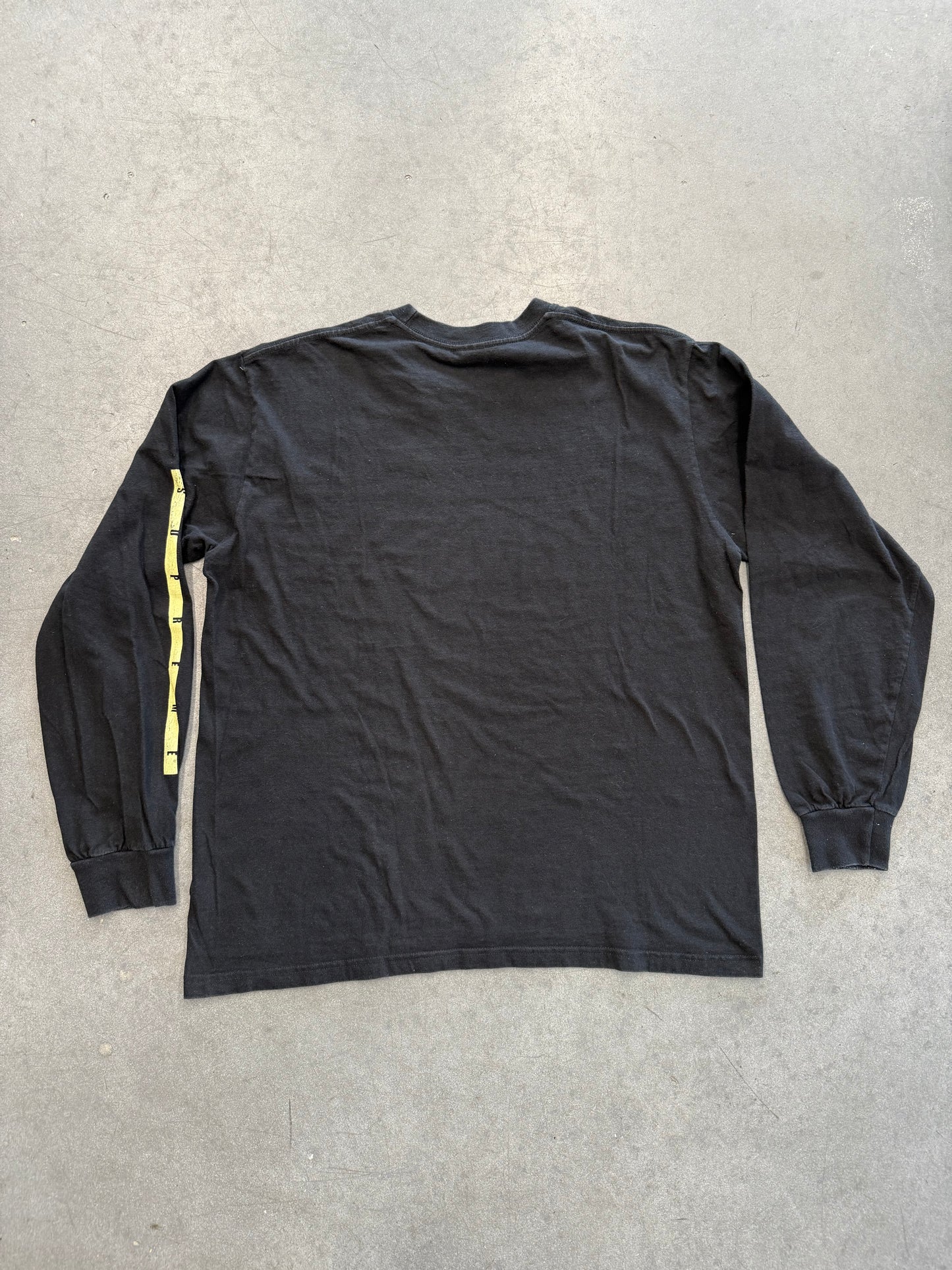 FW18 SUPREME 1994 L/S TEE - BLACK
