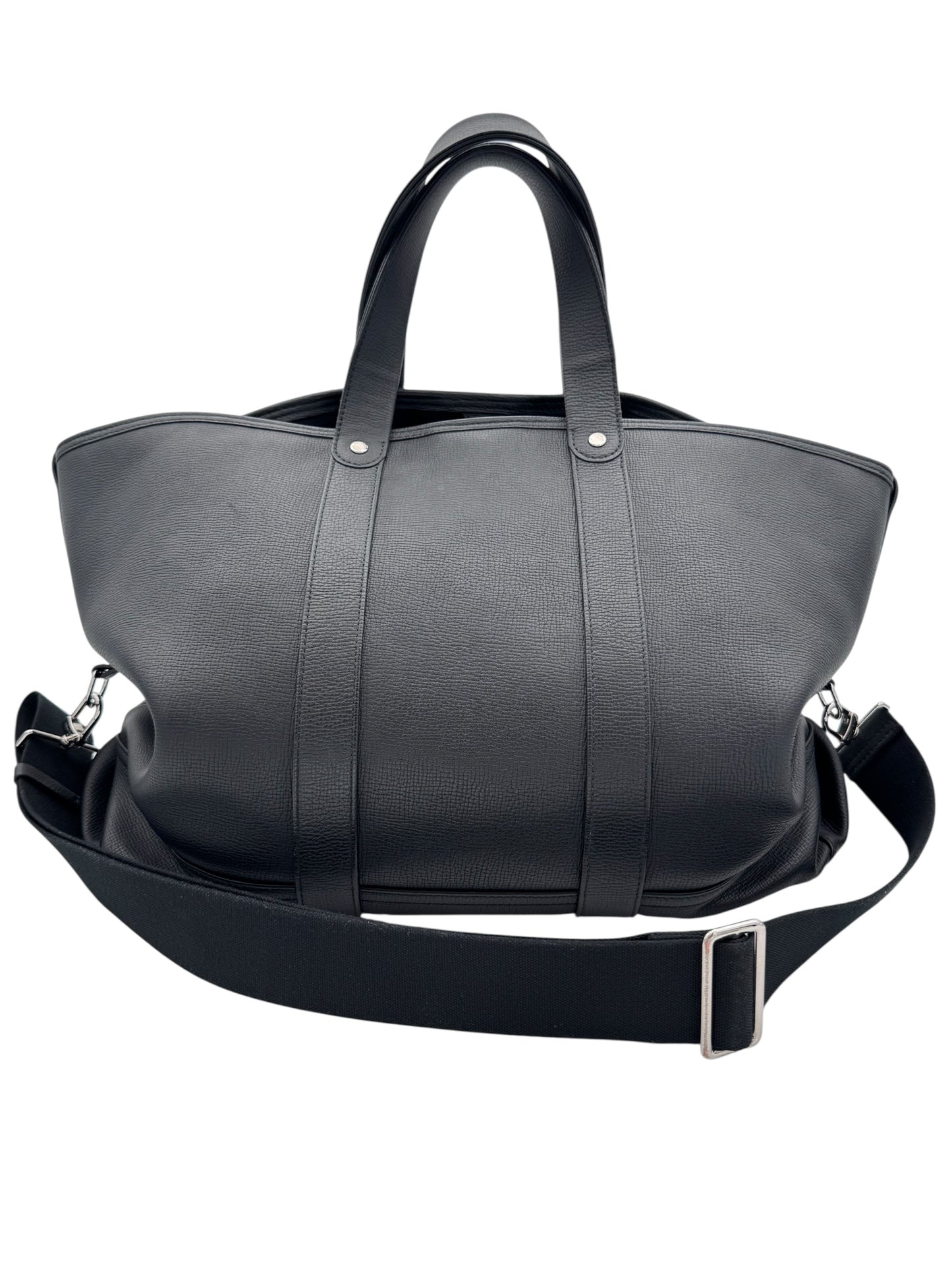 2021 LOUIS VUITTON NIGO TROLLY TOTE BAG BLACK LEATHER