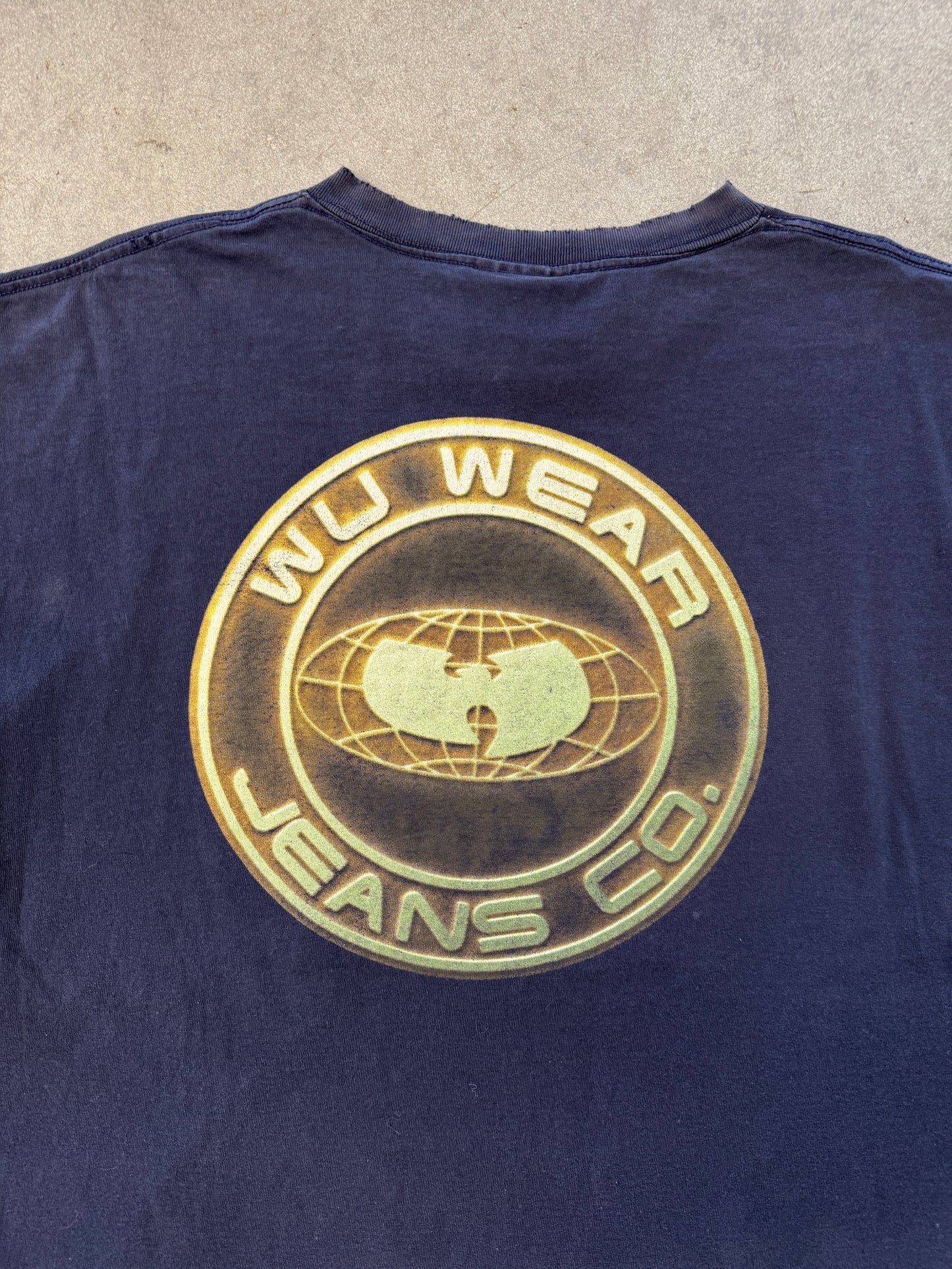WU WEAR JEANS CO PAINT SPLATTER TEE (WU WEAR TAG)