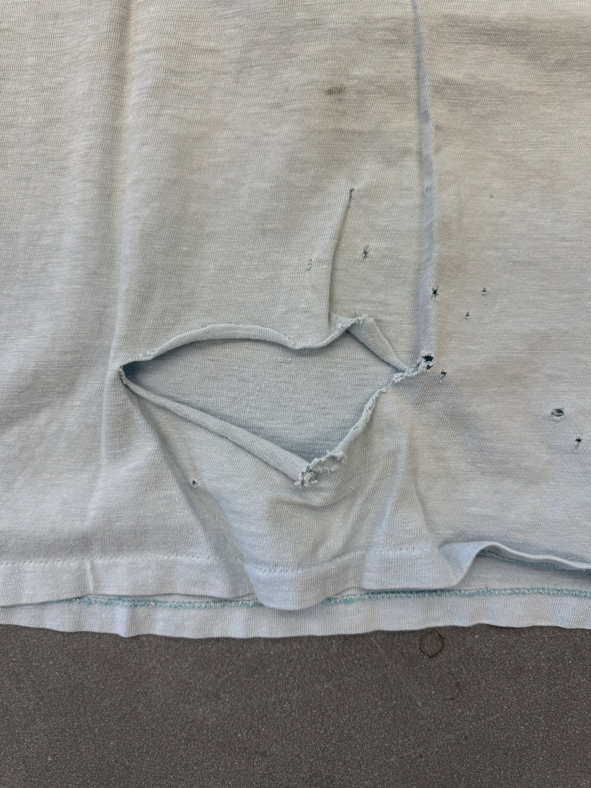 80S GRAY TAXIDERMY FT.LAUDERDALE "MOUNT YOUR CATCH" POCKET TEE ( HIGH CRU TAG)