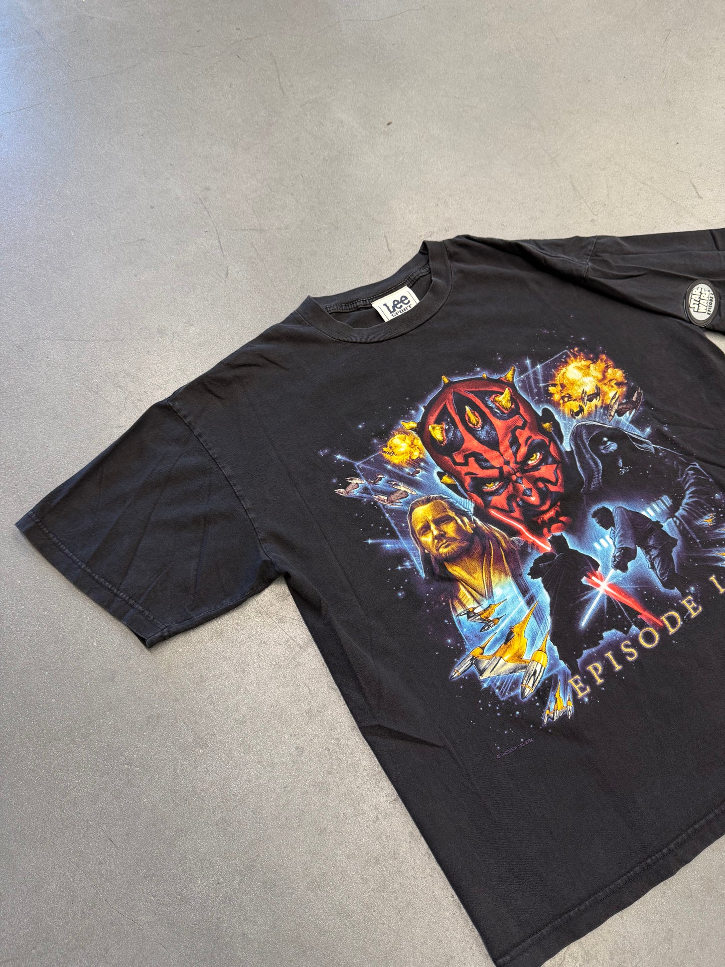 1999 STAR WARS EPISODE 1 MOVIE PROMO TEE (LEE SPORT TAG)