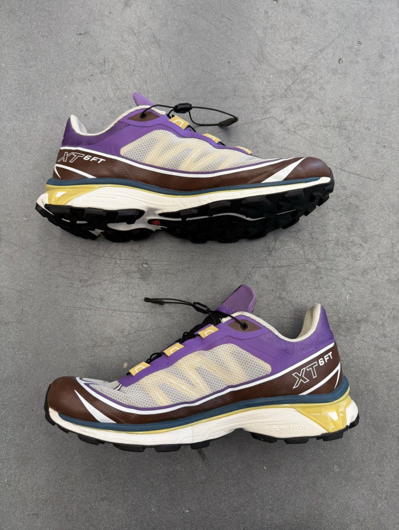 SIZE 12 SALOMON XT-6 FT ROYAL LILAC CHOCOLATE FONDANT (PRE-OWNED NO BOX)