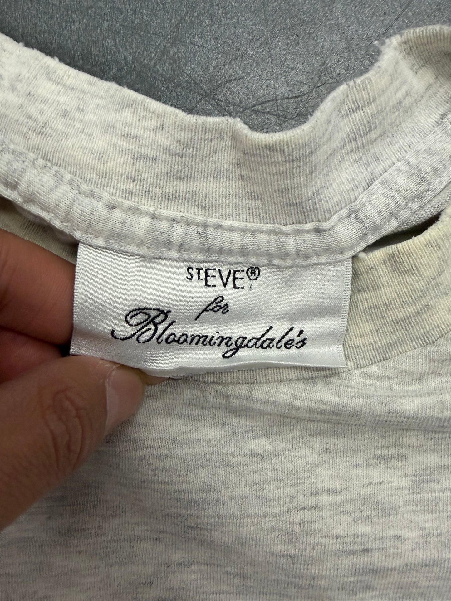 90'S BLOOMIE'S BIG LOGO TEE (BLOOMINGDALE'S TAG)