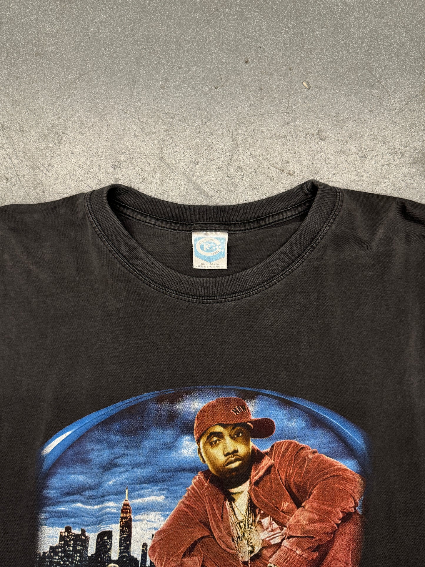 2001 NAS ONE MIC STILLMATIC RAP TEE