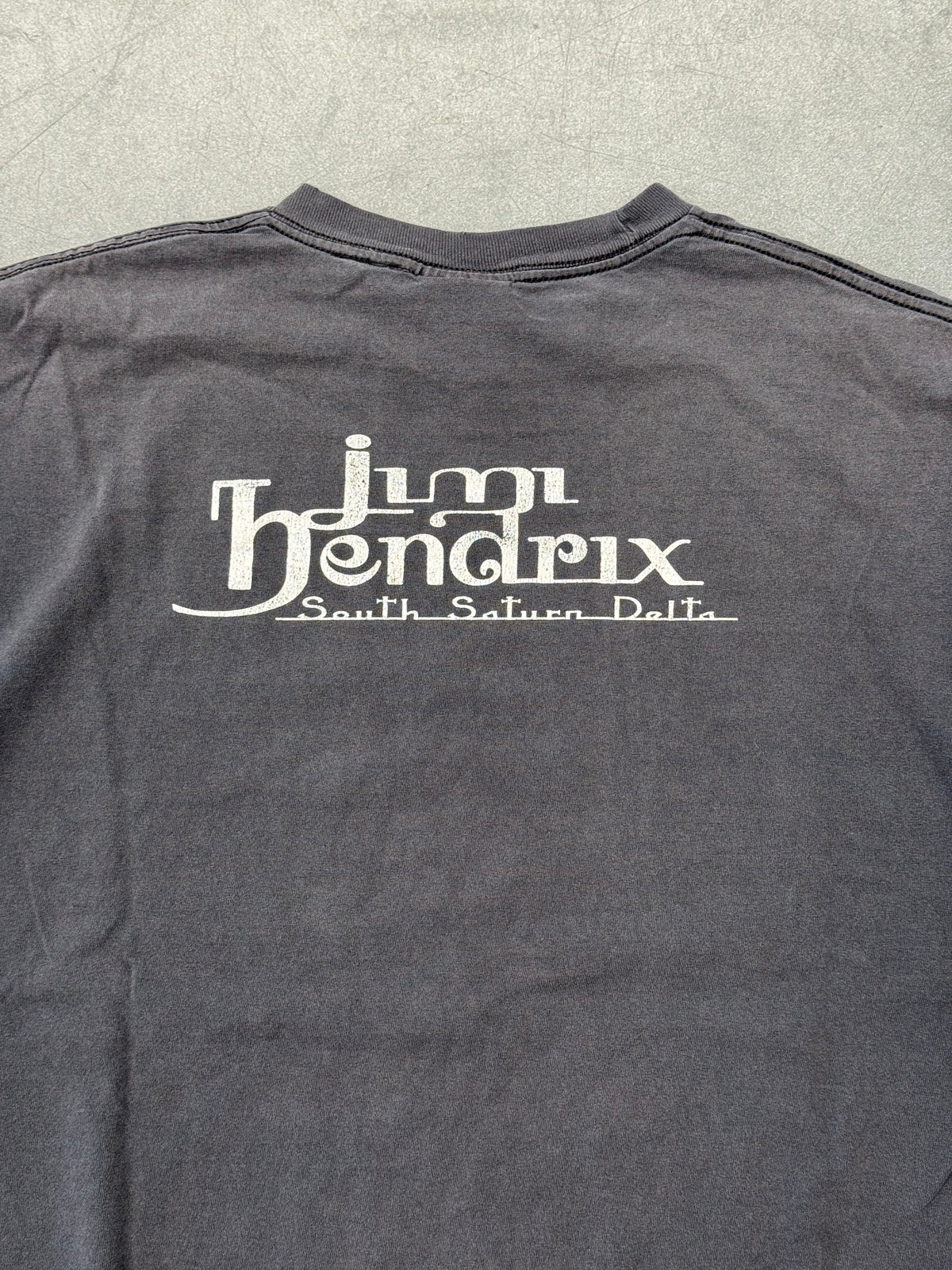 2000 JIMI HENDRIX SOUTH SATURN DELTA PAINT SPLATTER TEE (ZION TAG)