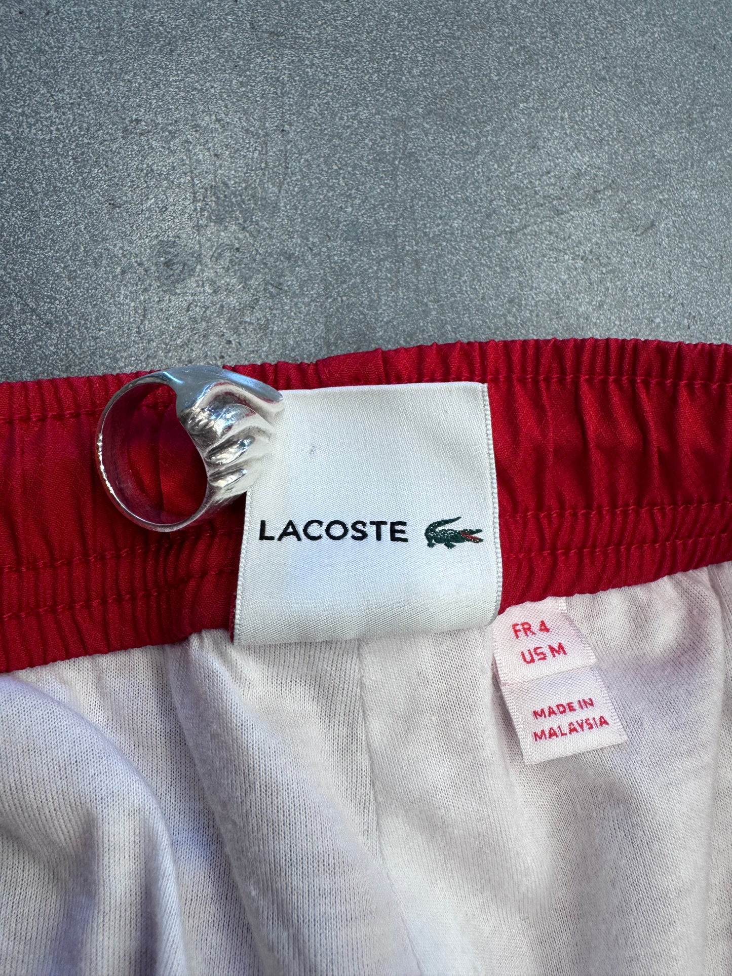 FW19 SUPREME LACOSTE PUFFY ZIPPER / TRACK PANTS