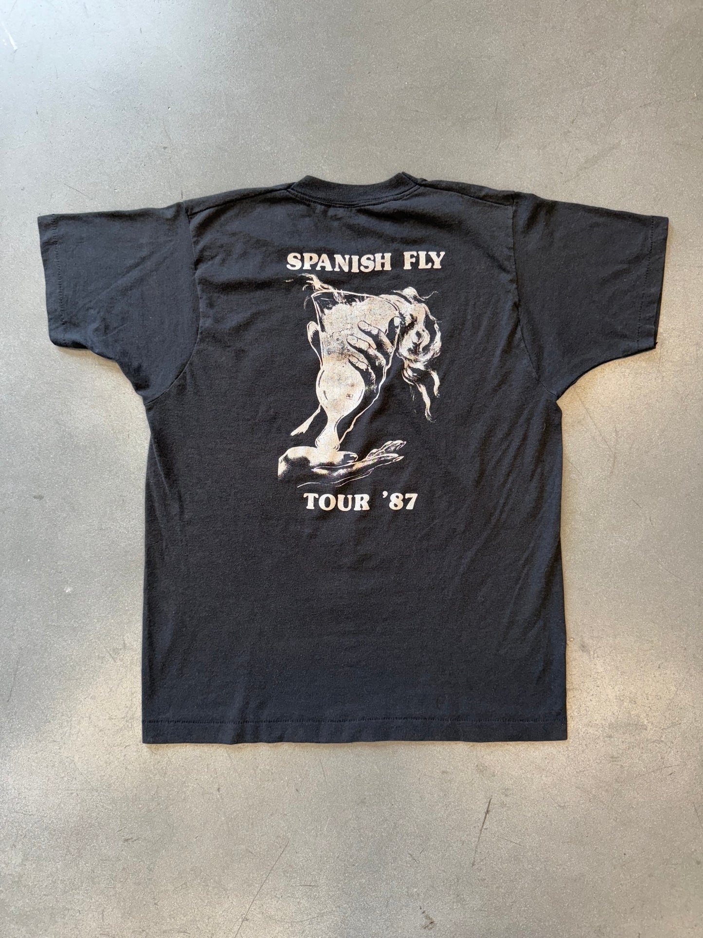 1987 LISA LISA CULT JAM SPANISH FLY TOUR TEE (PULLED TAG)