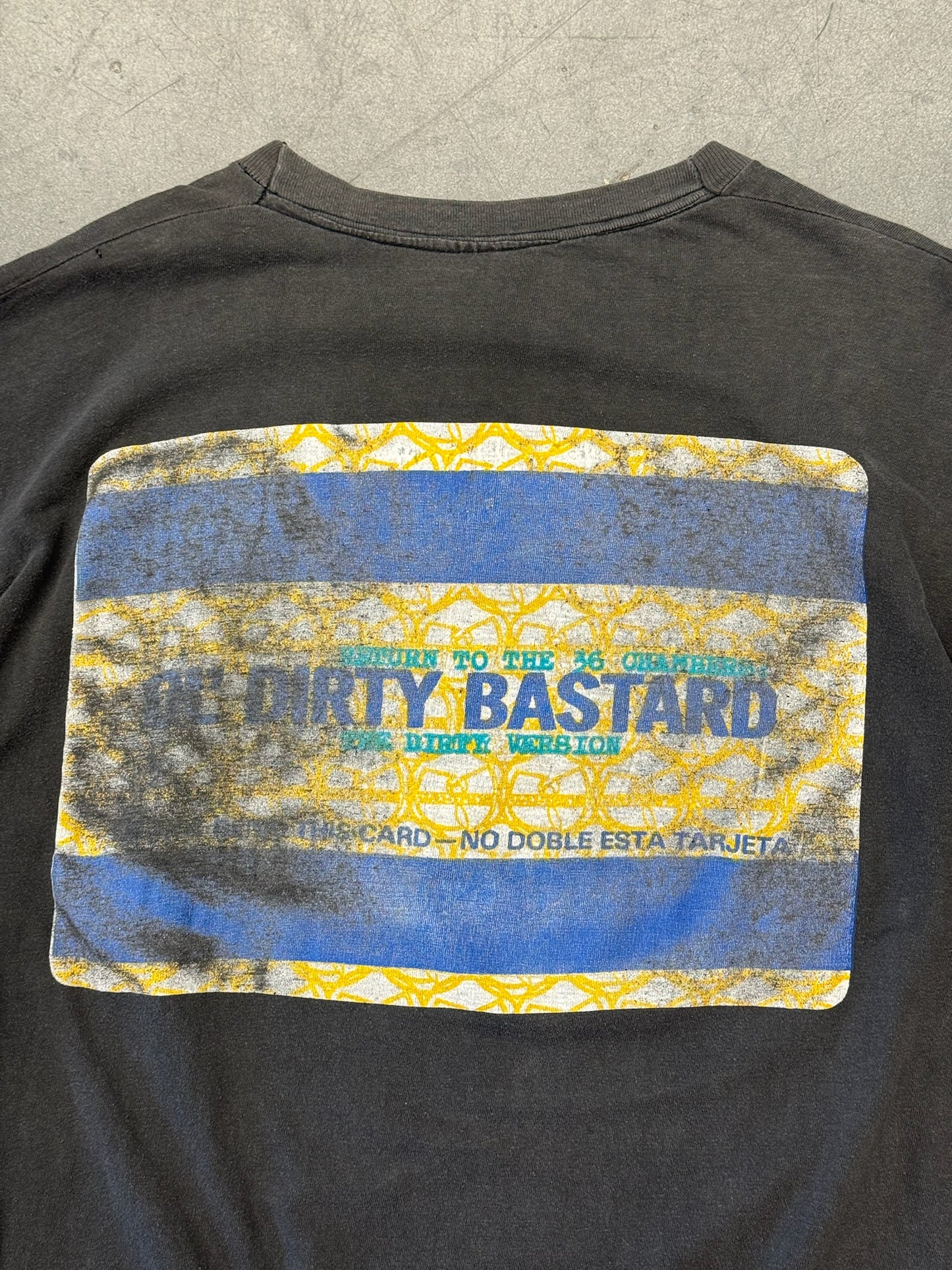 90S OL DIRTY BASTARD ID BOOTLEG RAP TEE (FADED TAG)