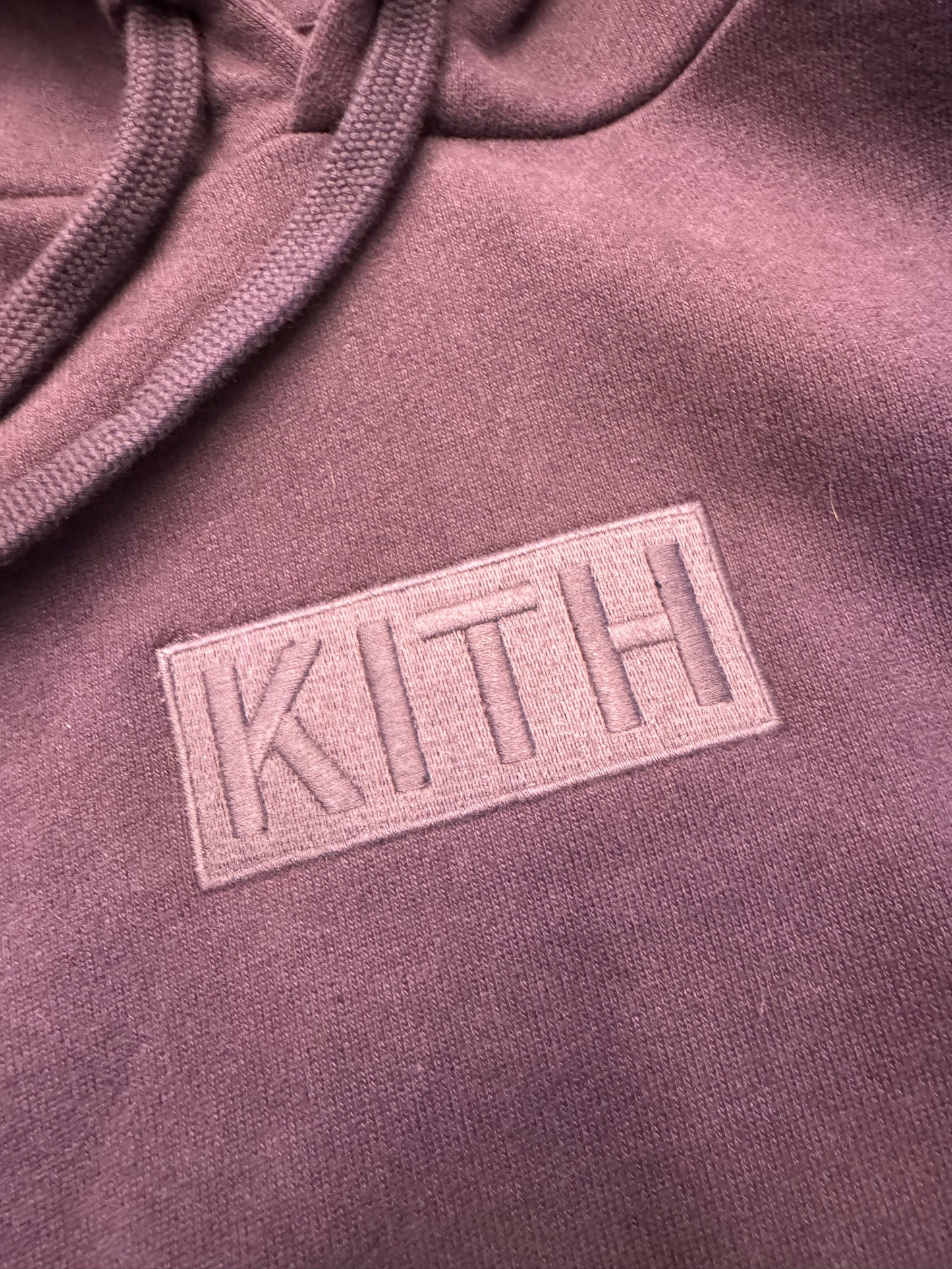 FW20 KITH WILLIAMS III BOX LOGO HOODIE - PURPLE (XL)