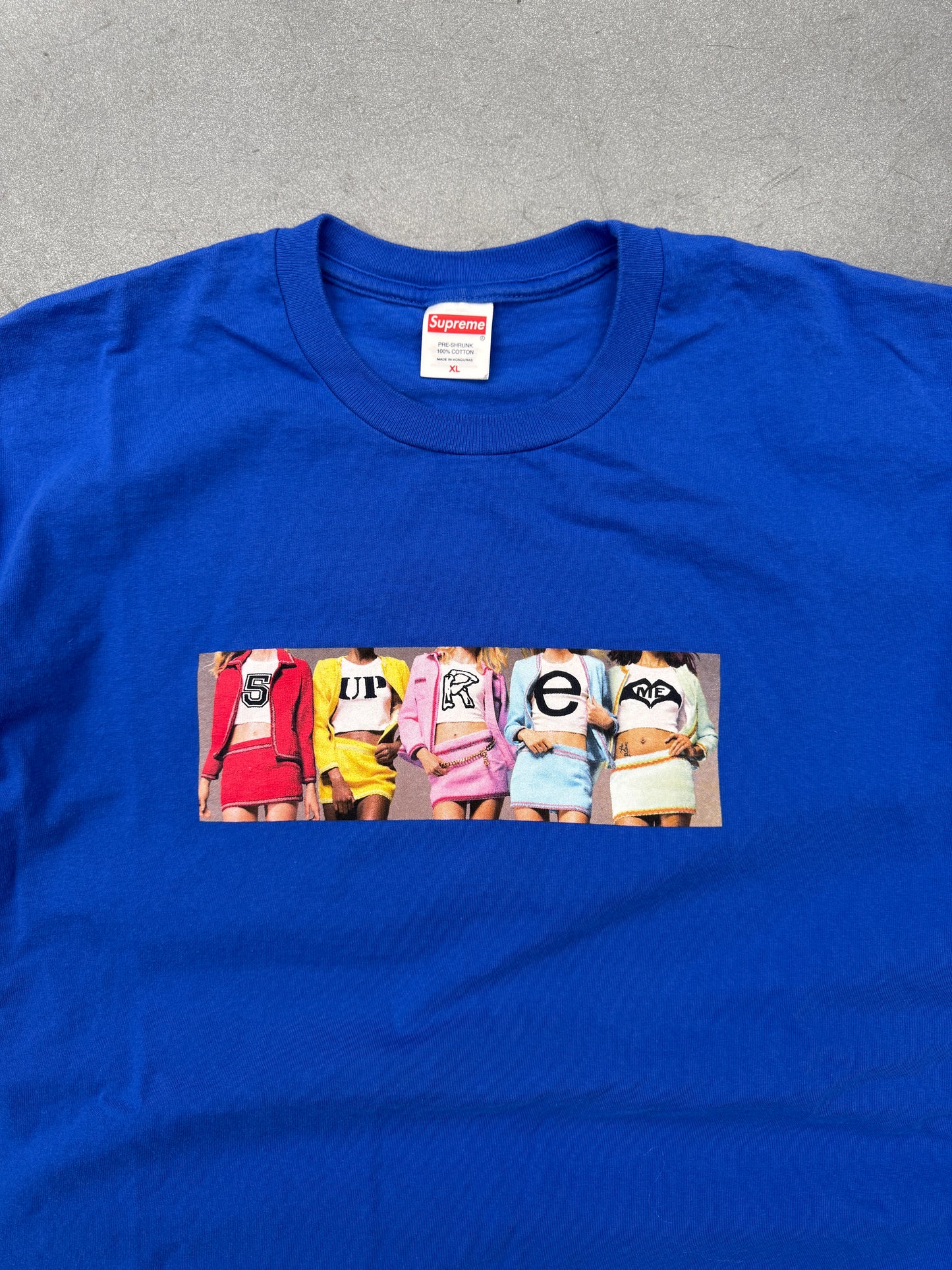 FW25 SUPREME GIRLS TEE - ROYAL BLUE