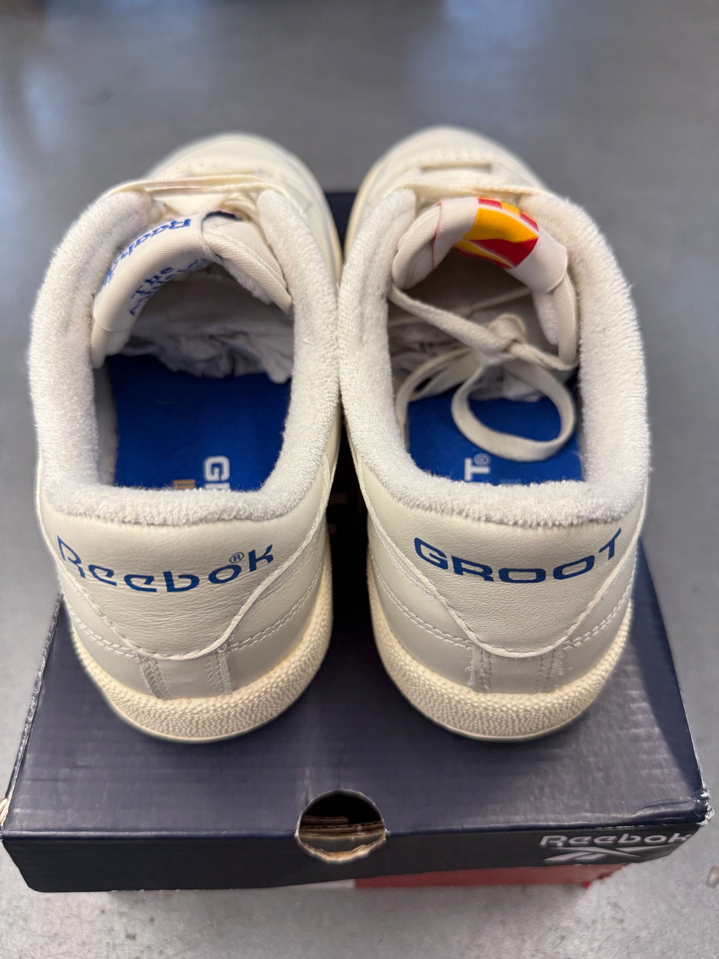 SIZE 9 REEBOK CLUB C 85 DAVID GRUTMAN PROMO SAMPLE (WITH BOX)