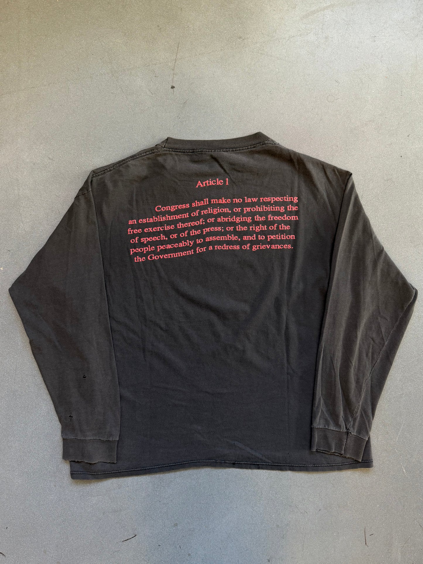 1990 JANE'S ADDICTION RITUAL DE LO HABITUAL LS TEE (BROCKUM TAG)