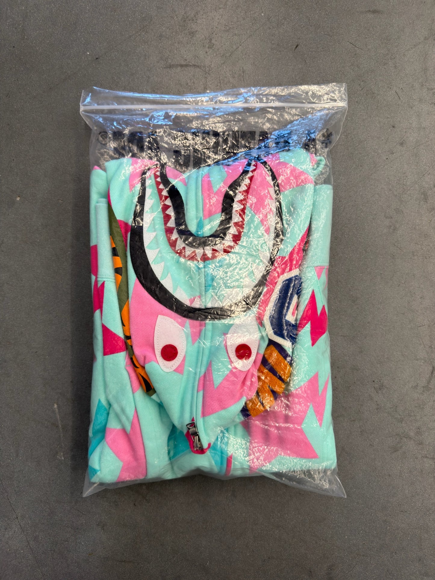 BAPE MIAMI STORE BAPE STA PRINT FULL-ZIP SHARK HOODIE