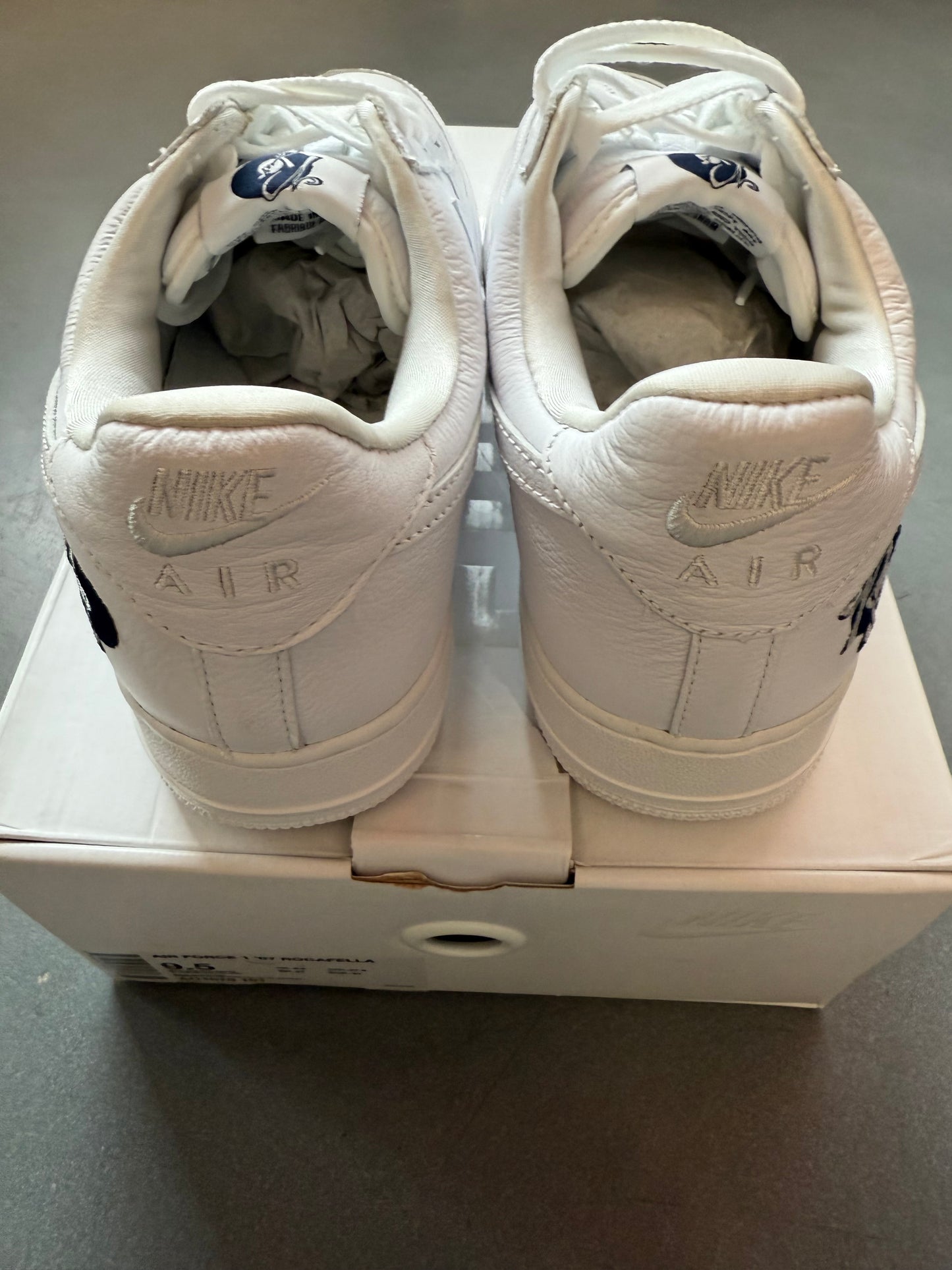 2017 SIZE 9.5 NIKE AIR FORCE 1 ROC-A-FELLA (AF100) (NEW WITH BOX)
