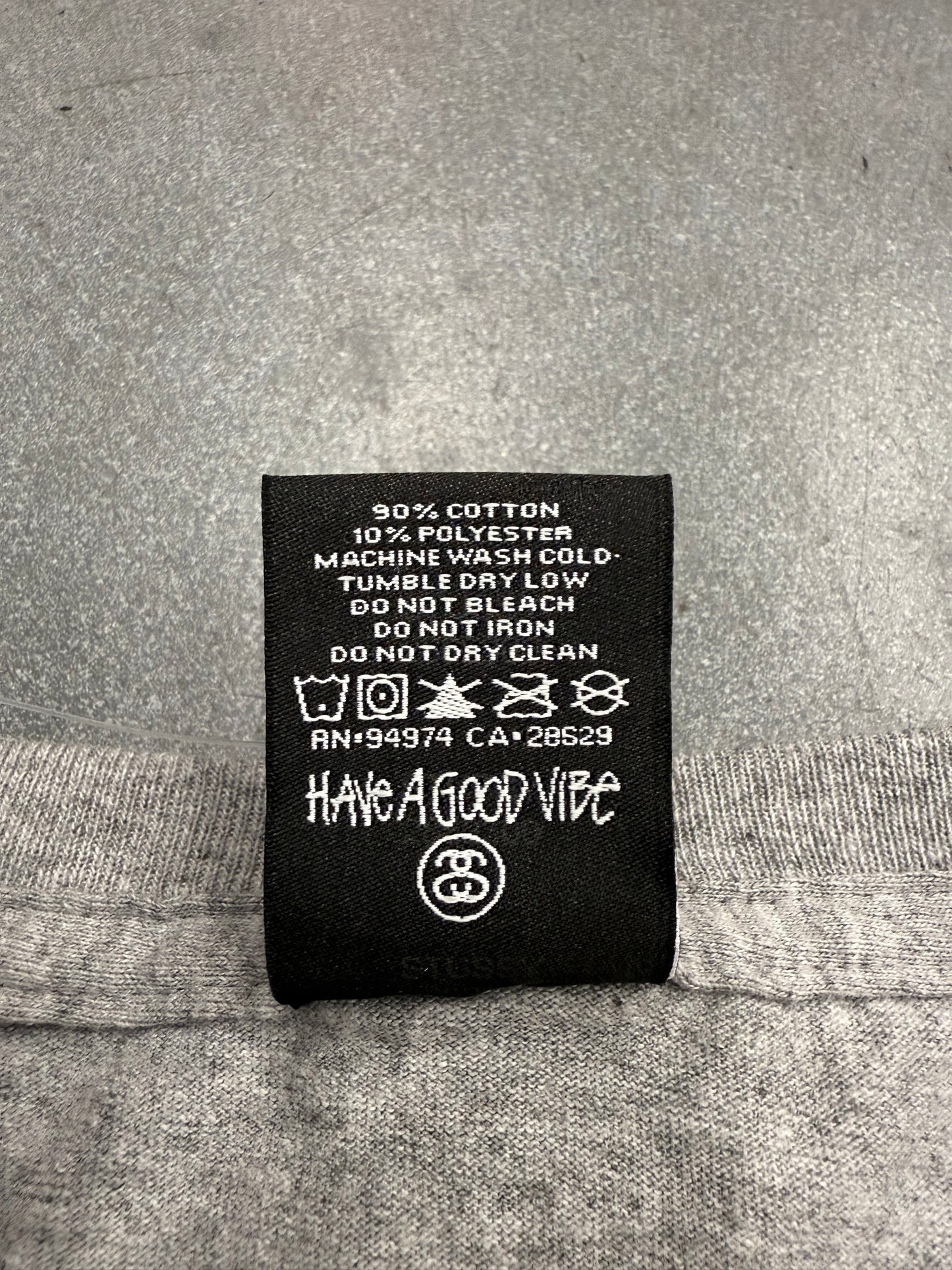 STUSSY PREP RAT TEE - GREY (XL) (NWT)