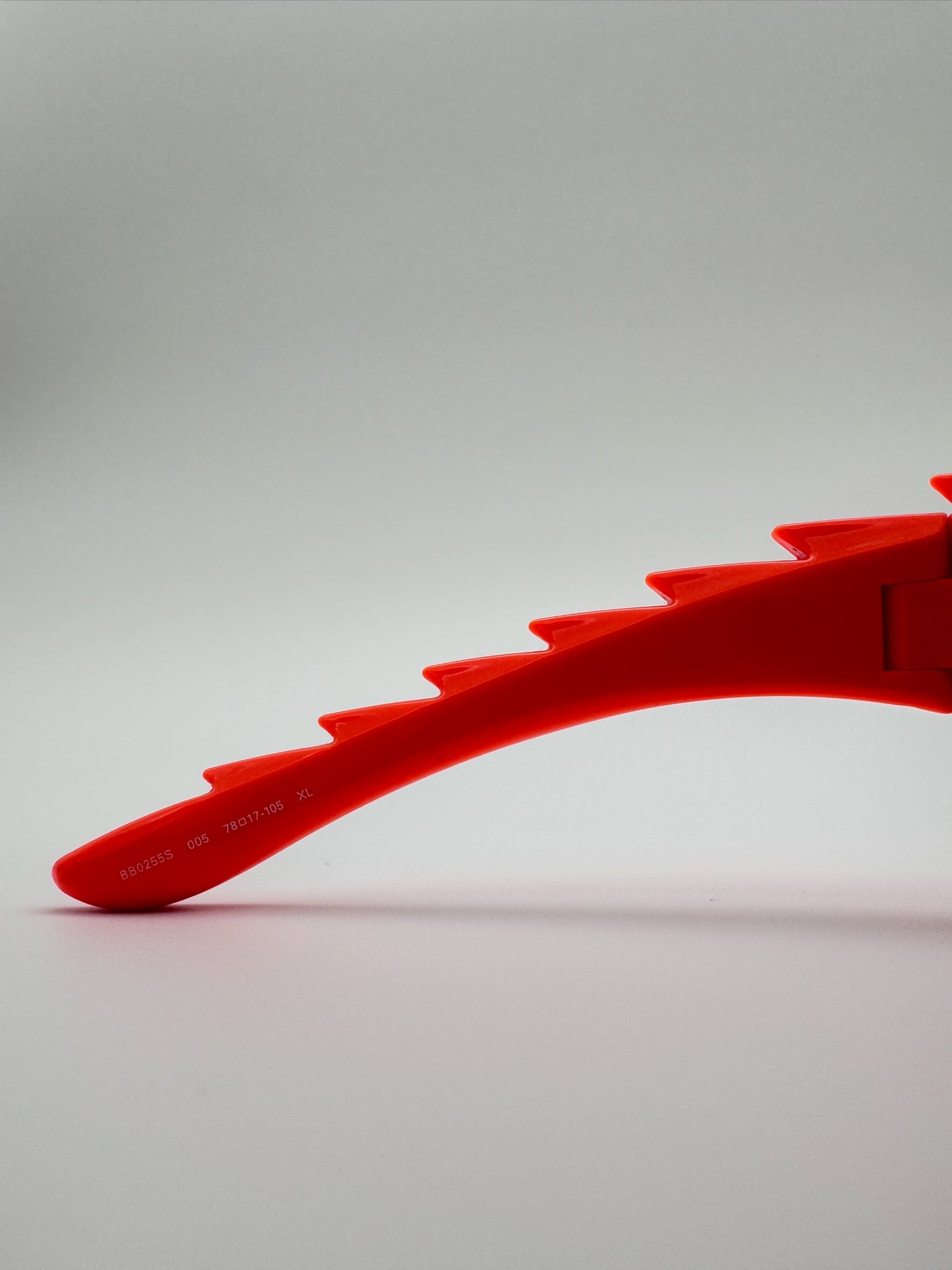 BALENCIAGA SPIKE RECTANGLE SUNGLASSES BB0255S 005 ORANGE