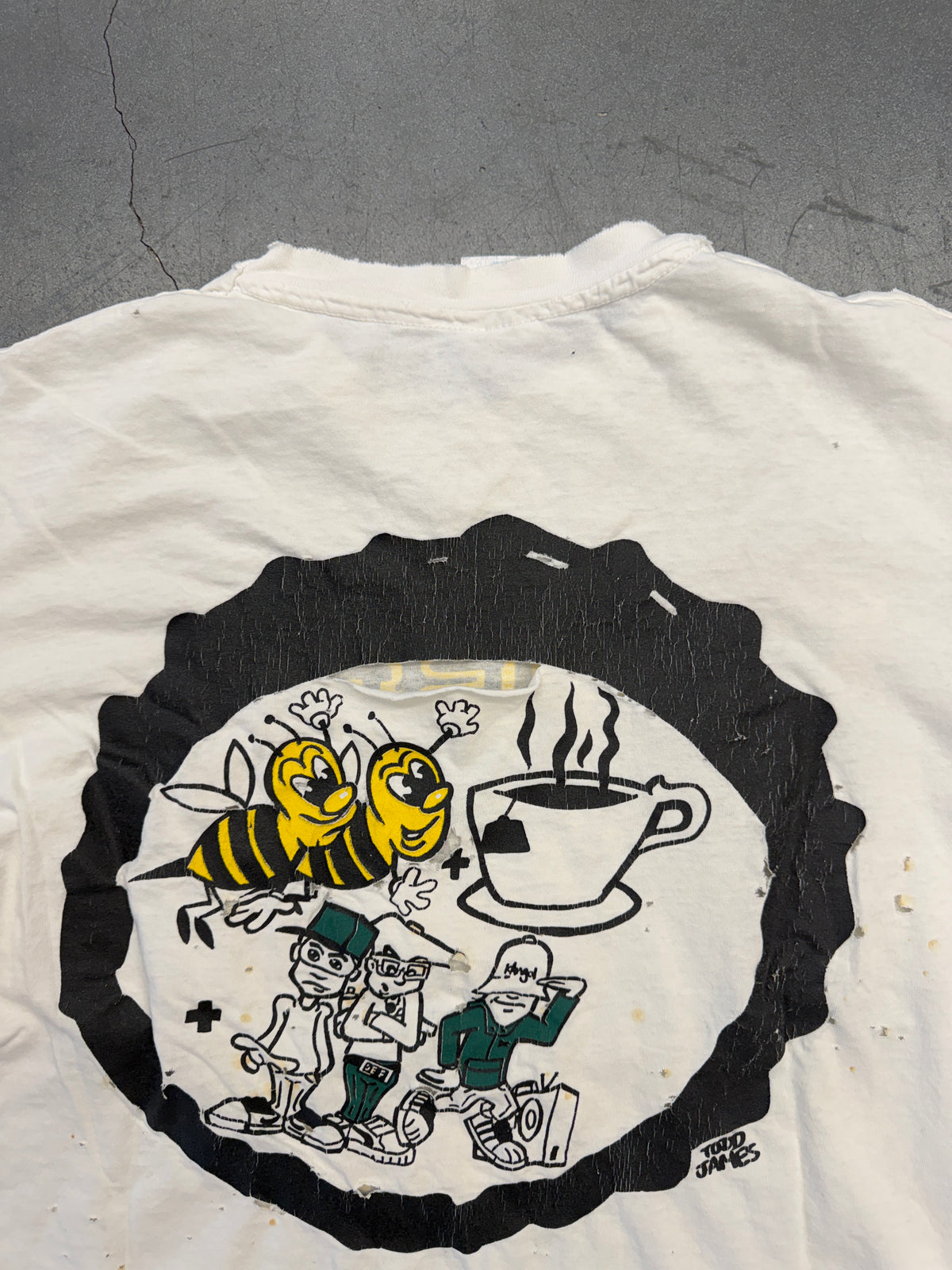 1992 BEASTIE BOYS CHECK YOUR HEAD DISTRESSED TEE (HANES TAG)