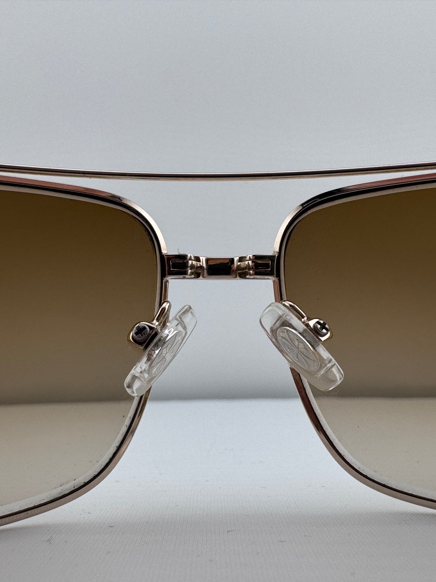 CHROME HEARTS ‘BONED’ LIGHT GREEN TORTOISE SUNGLASSES (WITH CASE)