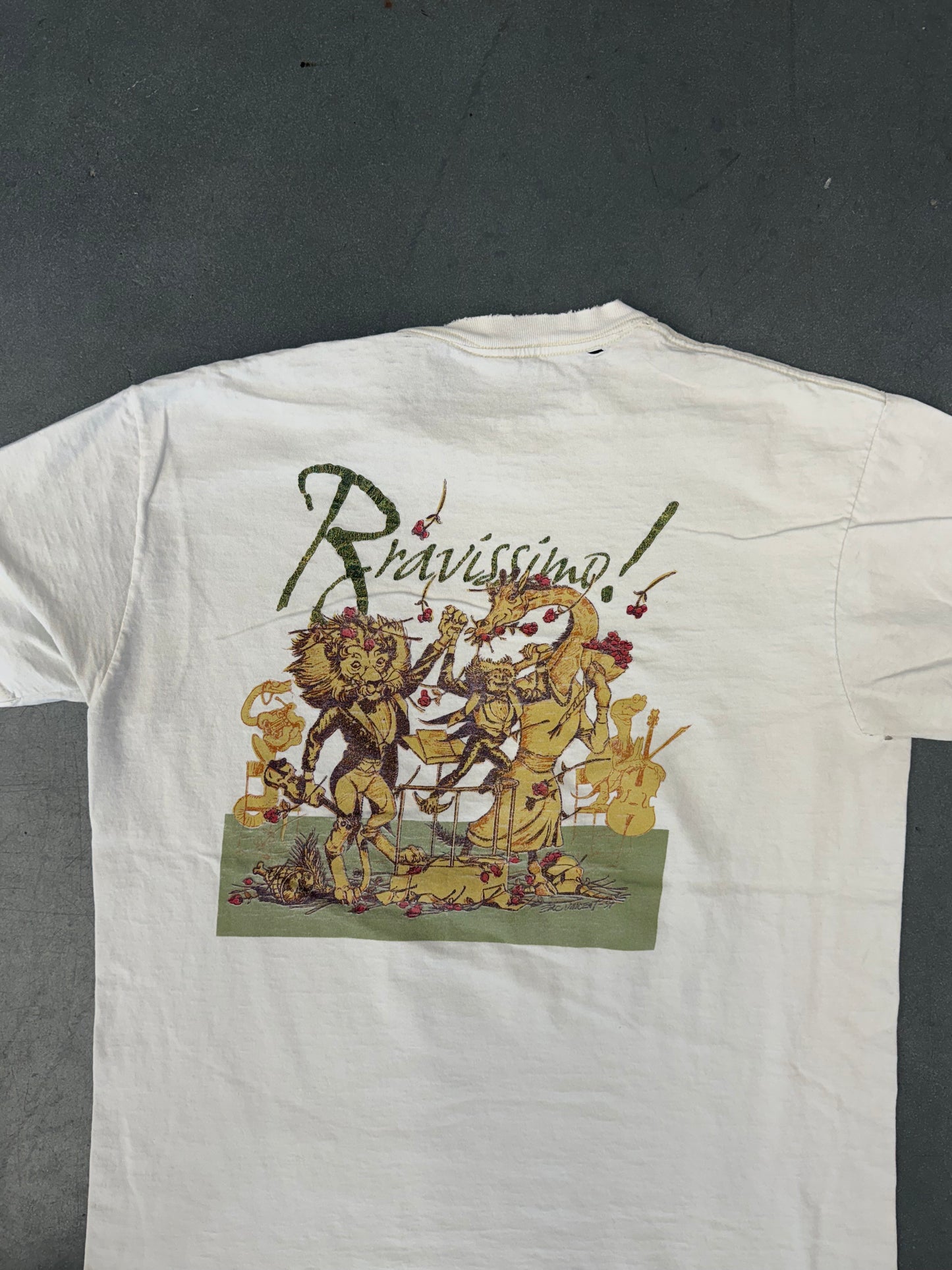 1997 SPOLETO FESTIVAL CHARLESTON SOUTH CAROLINA "BRAVISSIMO!" TEE (POWER PRO TAG)