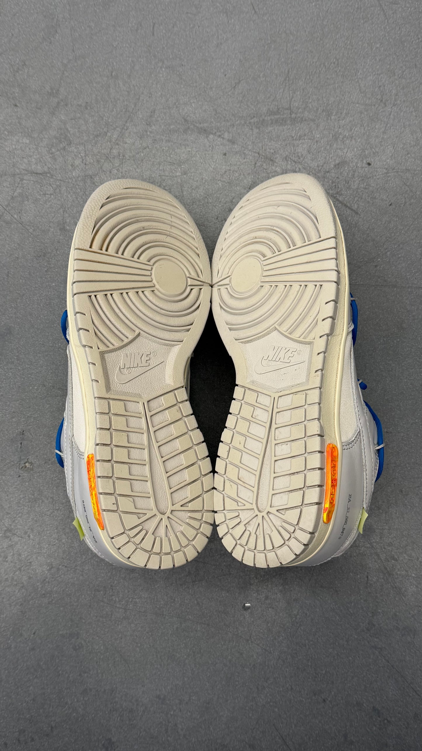 2021 NIKE DUNK LOW OFF-WHITE LOT 10 (NO BOX)