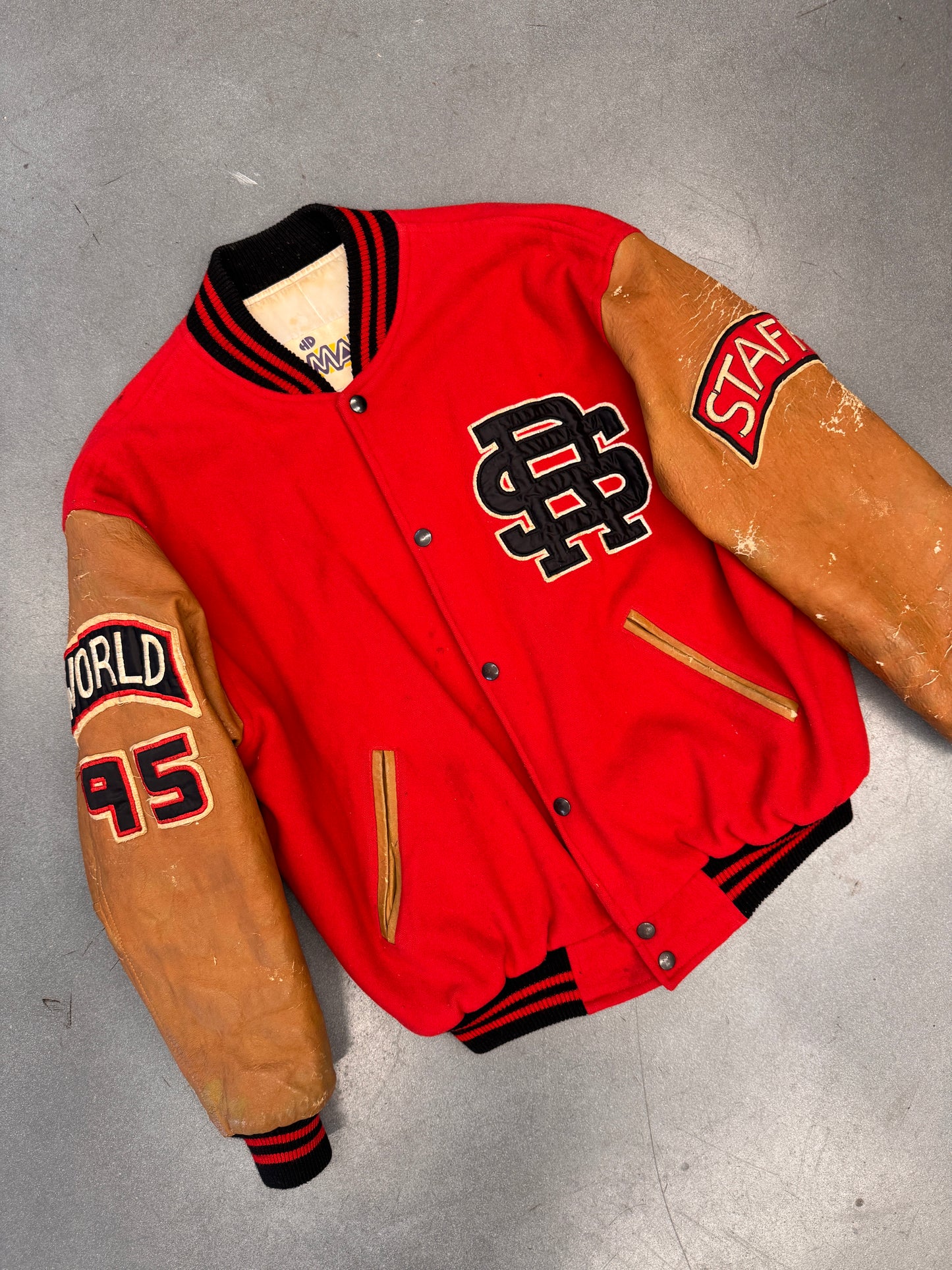 1995 ROLLING STONES STAFF VARSITY JACKET