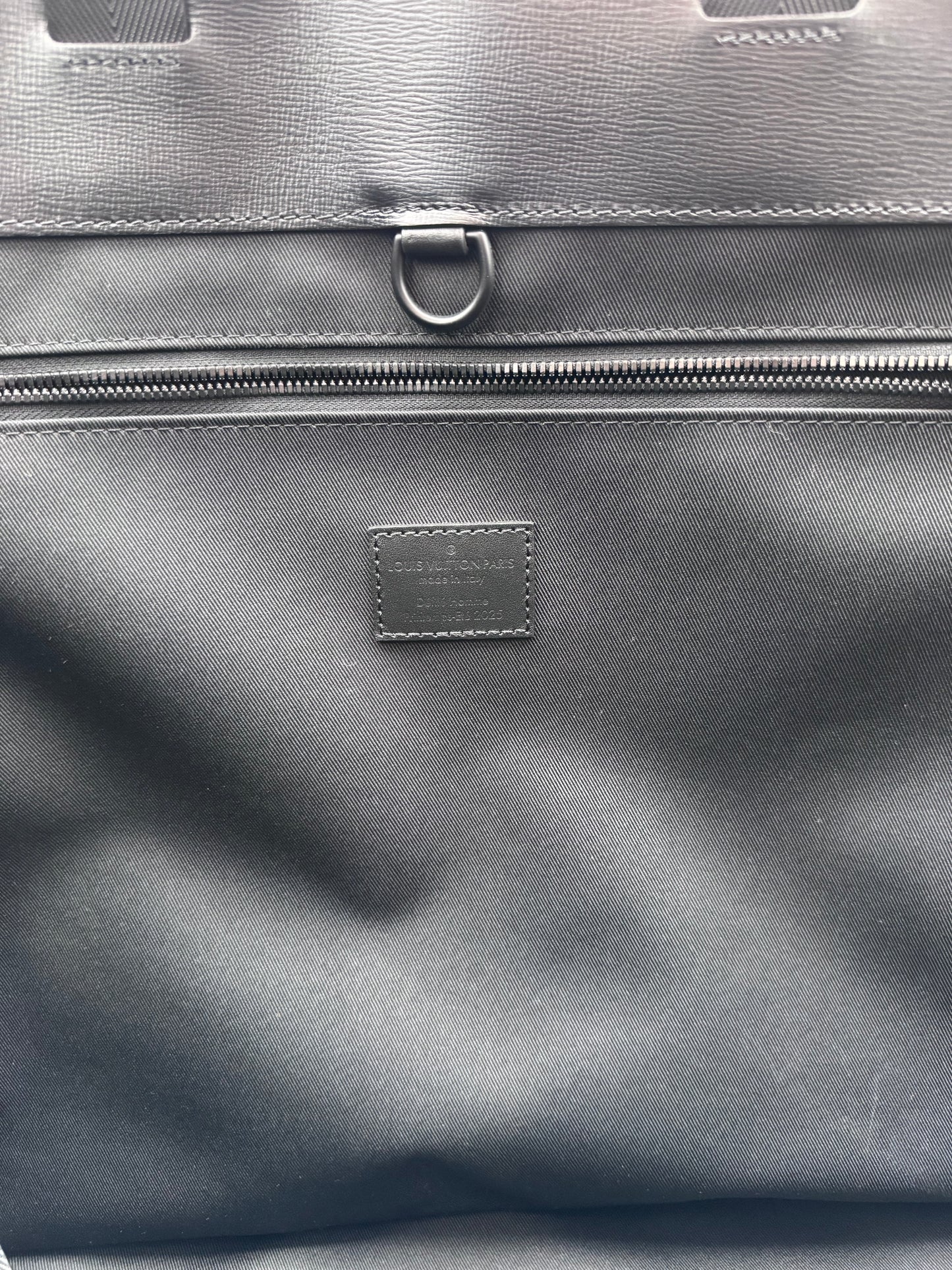 2025 LOUIS VUITTON SHOPPER TOTE GM BAG BLACK LEATHER