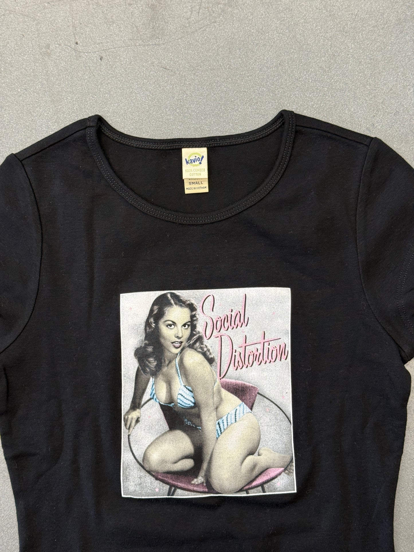 Y2K YOUTH SOCIAL DISTORTION TEE (KAVIO TAG)