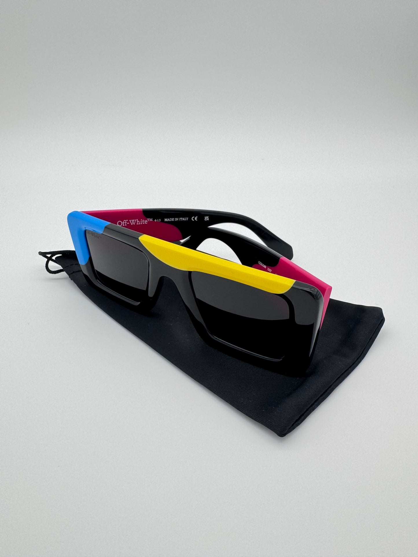 OFF-WHITE SEATTLE SQUARE LENSE SUNGLASSES (NO CASE)