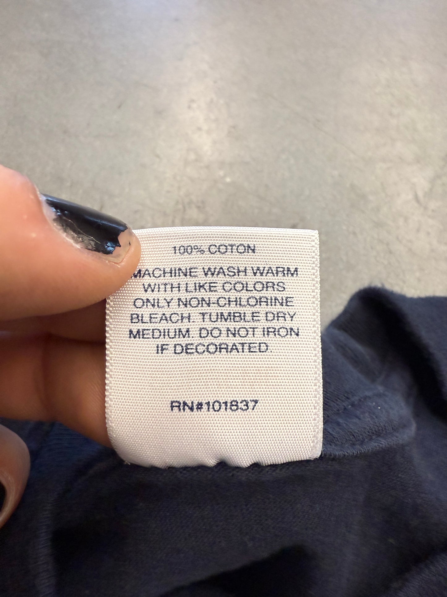 FW21 SUPREME RICK RUBIN TEE - NAVY (M)