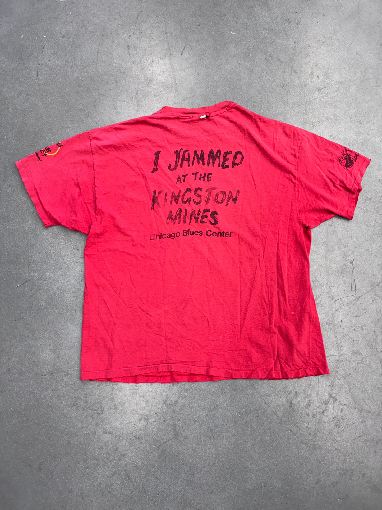 90'S KINGSTON MINES 2548 N. HALSTED CHICAGO TEE (HANES BEEFY TAG)