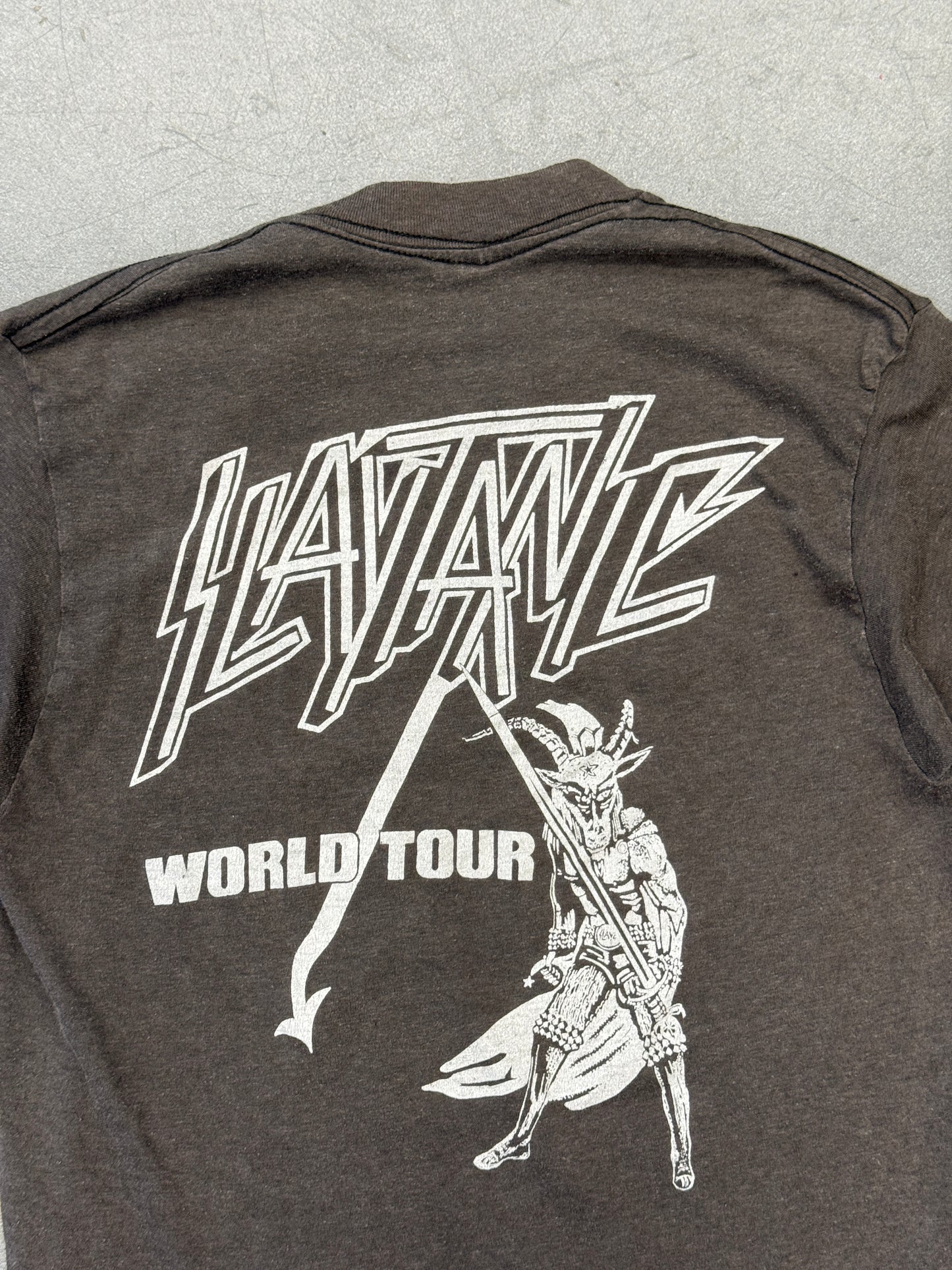 1994 SLAYER SLATANIC WEHRMACHT WORLD TOUR TEE (GURNEY TAG)