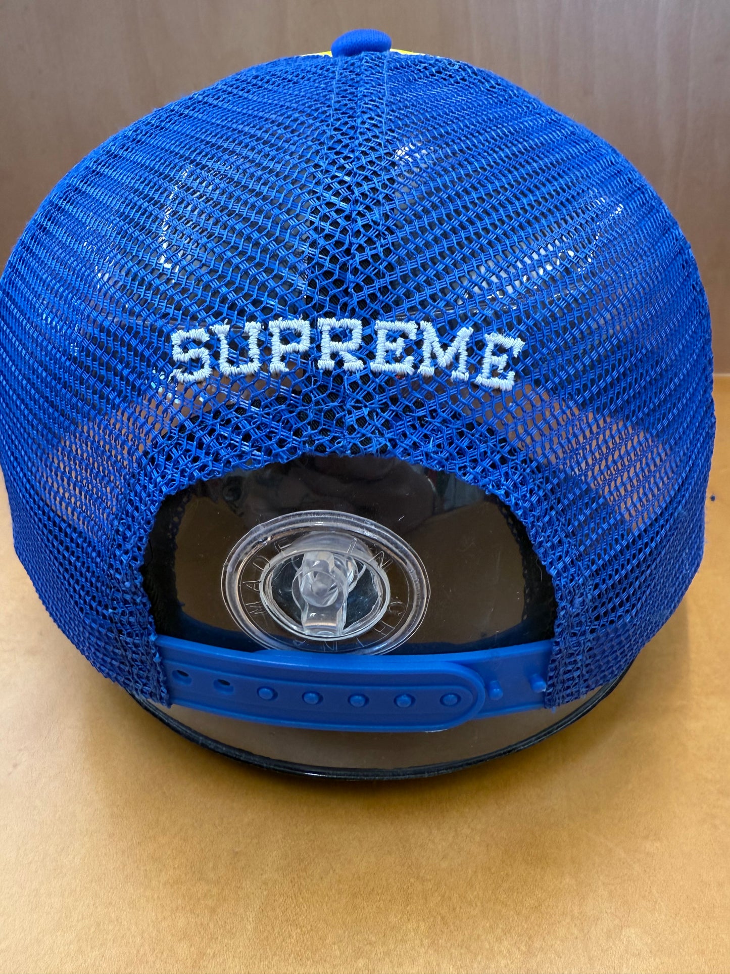 SS22 SUPREME ALIEN 5-PANEL MESH TRUCKER SNAPBACK HAT