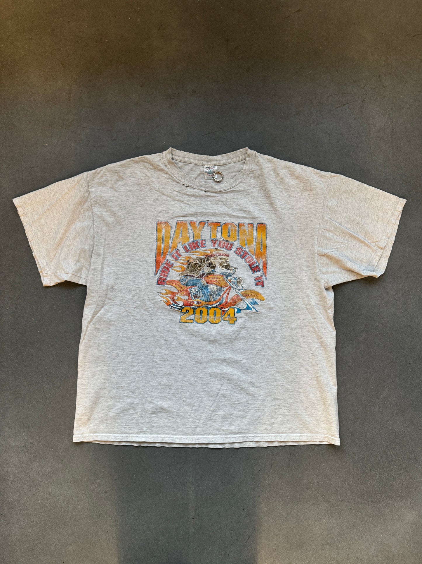 2004 DAYTONA "RIDE IT LIKE YOU STOLE IT" BIKER TEE (DELTA TAG)