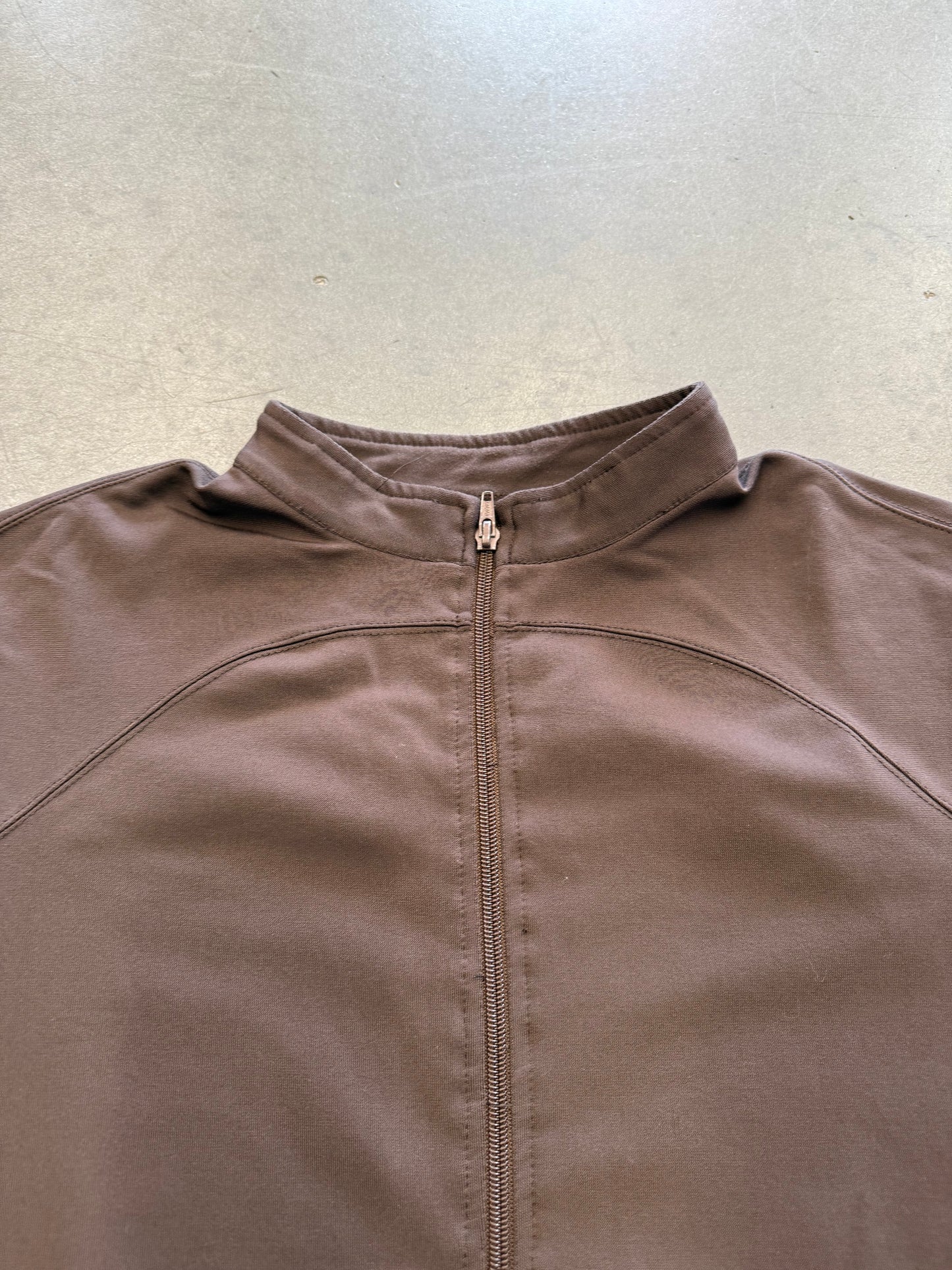 90S SUPREME ZIP UP JACKET BROWN