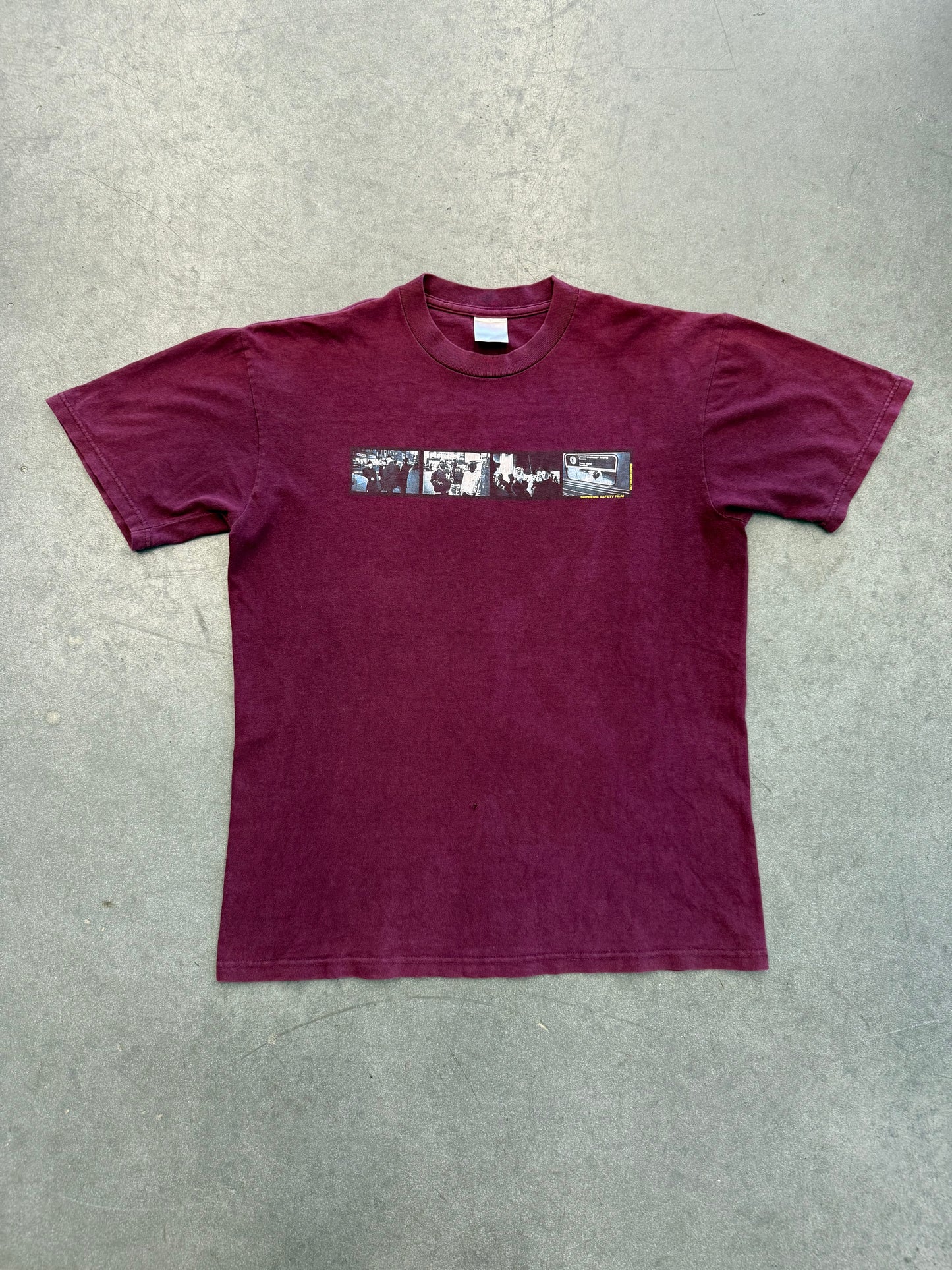 1999 SUPREME ARI MARCOPOULOS SAFETY FILM TEE