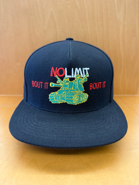 SS12 SUPREME NO LIMIT BOUT IT BOUT IT SNAPBACK - BLACK
