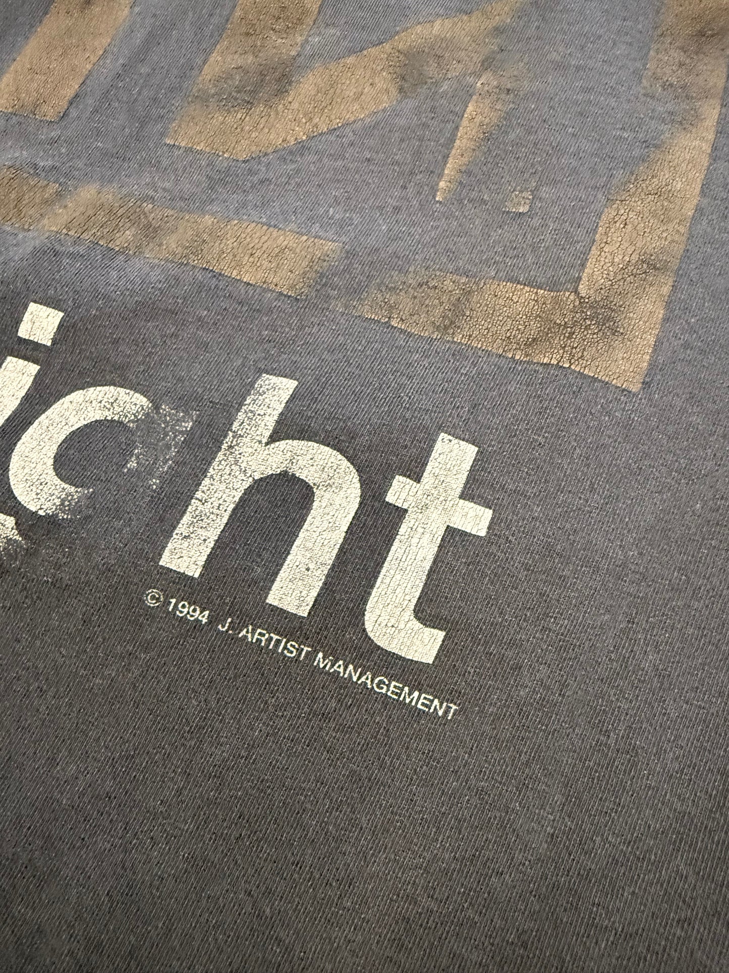 1994 NINE INCH NAILS THE DOWNWARD SPIRAL SELF DESTRUCT HALO EIGHT LONG SLEEVE TEE (PULLED TAG)