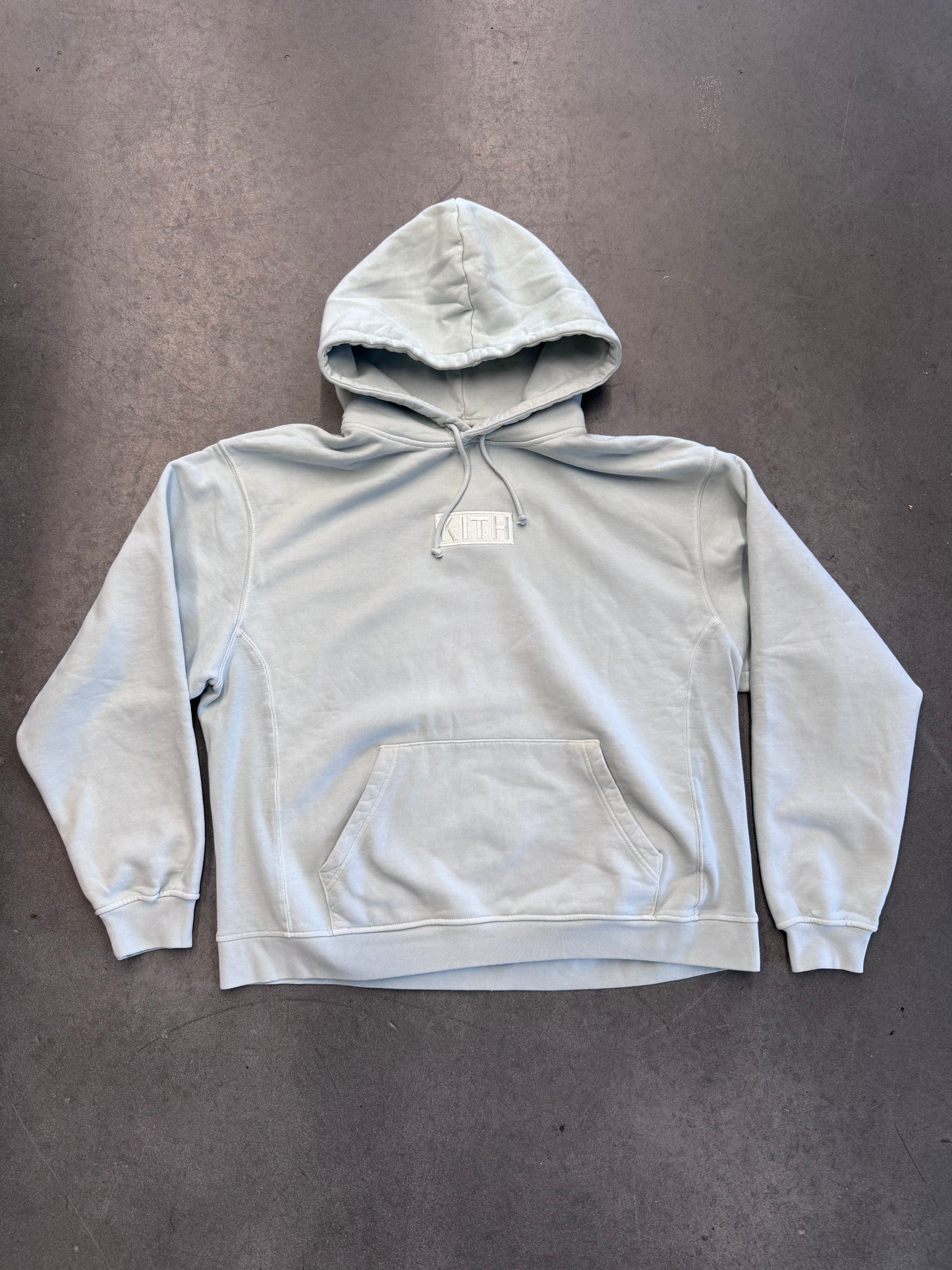 KITH WILLIAMS III HOODIE - LIGHT BLUE (2XL)