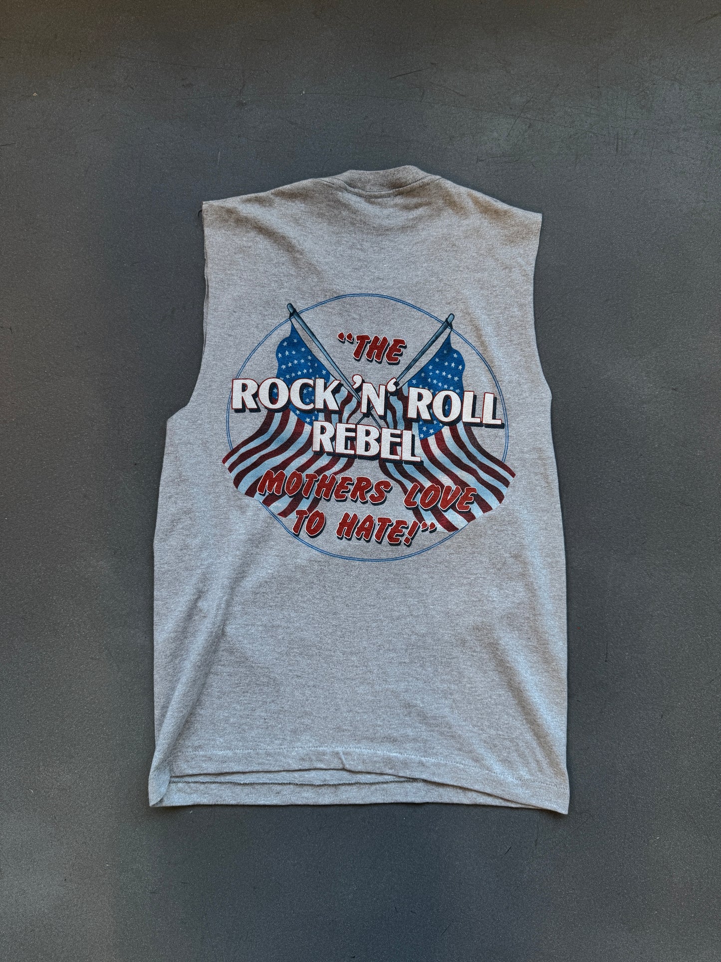 1984 OZZY OZBOURNE FOR PRESIDENT SLEEVELESS TEE (SCREEN STARS TAG)