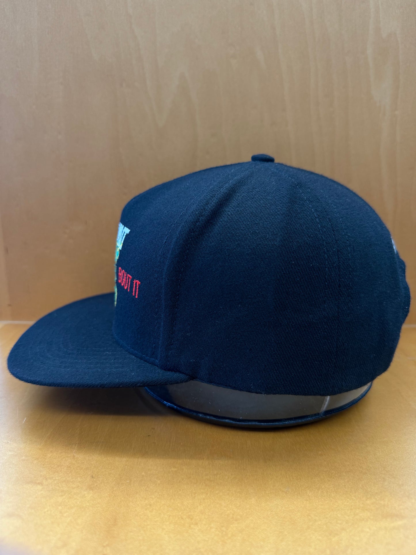 SS12 SUPREME NO LIMIT BOUT IT BOUT IT SNAPBACK - BLACK