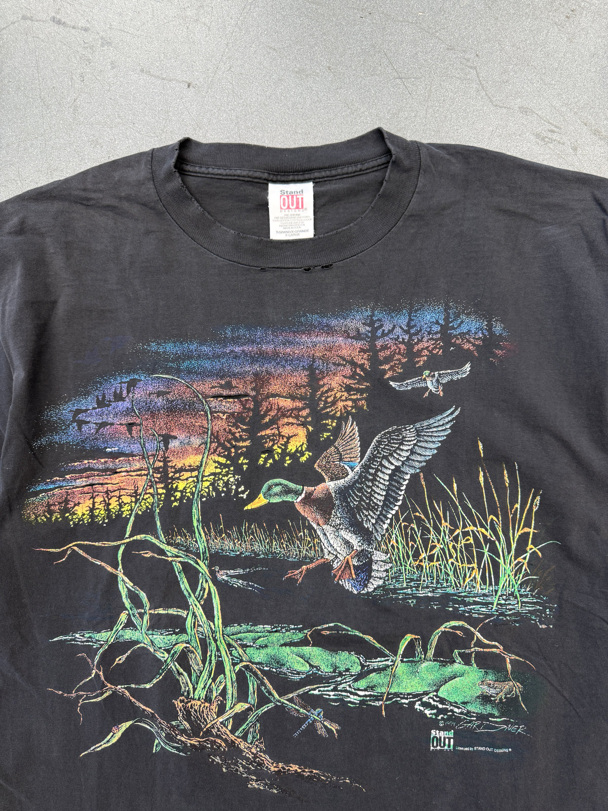1994 MALLARD IN THE WILD FADER TEE (STAND OUT TAG)