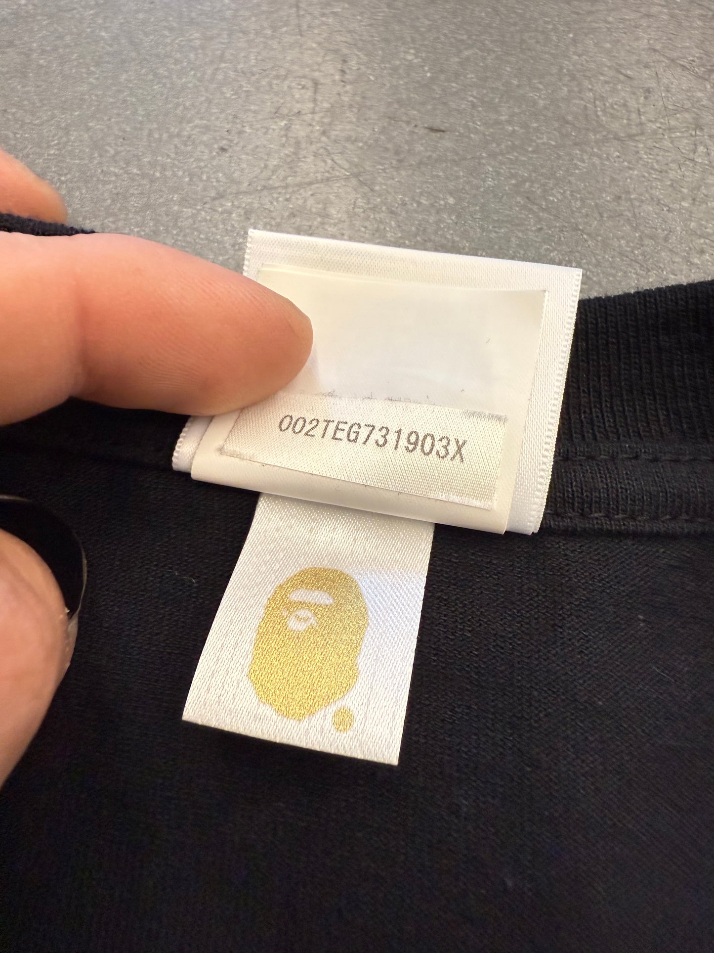 SS21 BAPE KID CUDI COLLEGE MOON MAN TEE