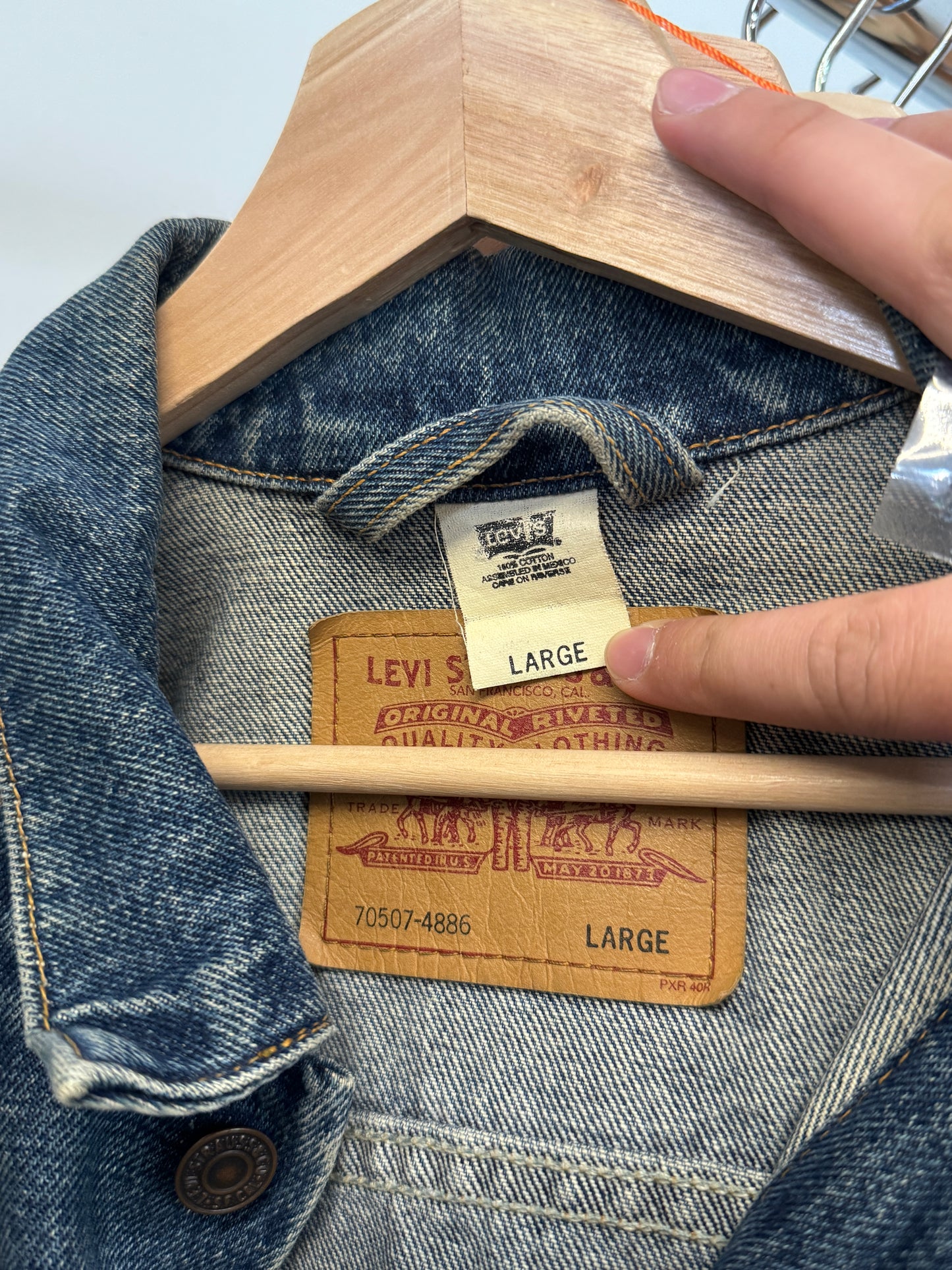 1999 LAURYN HILL THE MISEDUCATION WORLD TOUR LEVI'S DENIM JACKET