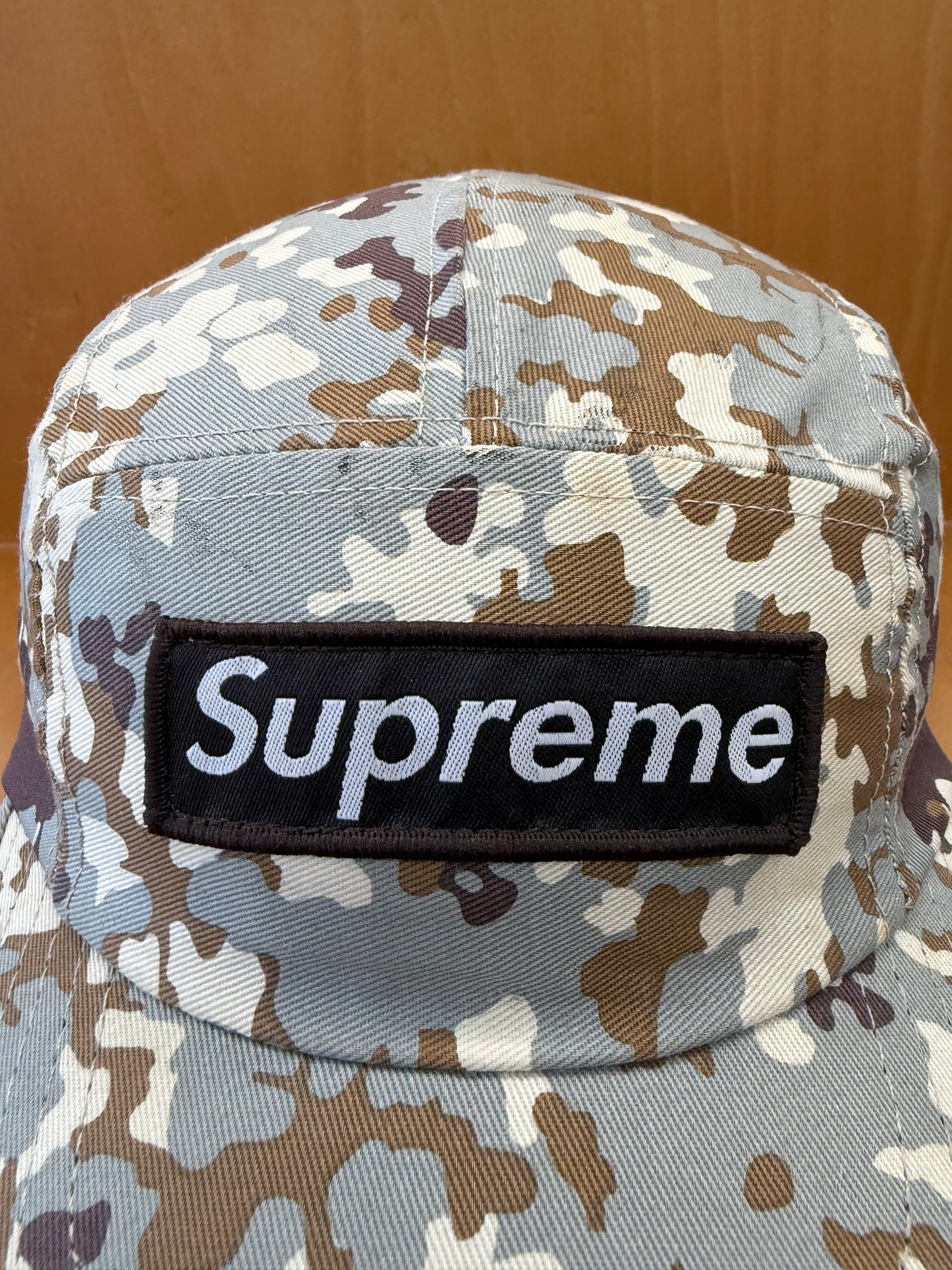 2001 SUPREME GERMAN CAMO CAMP CAP