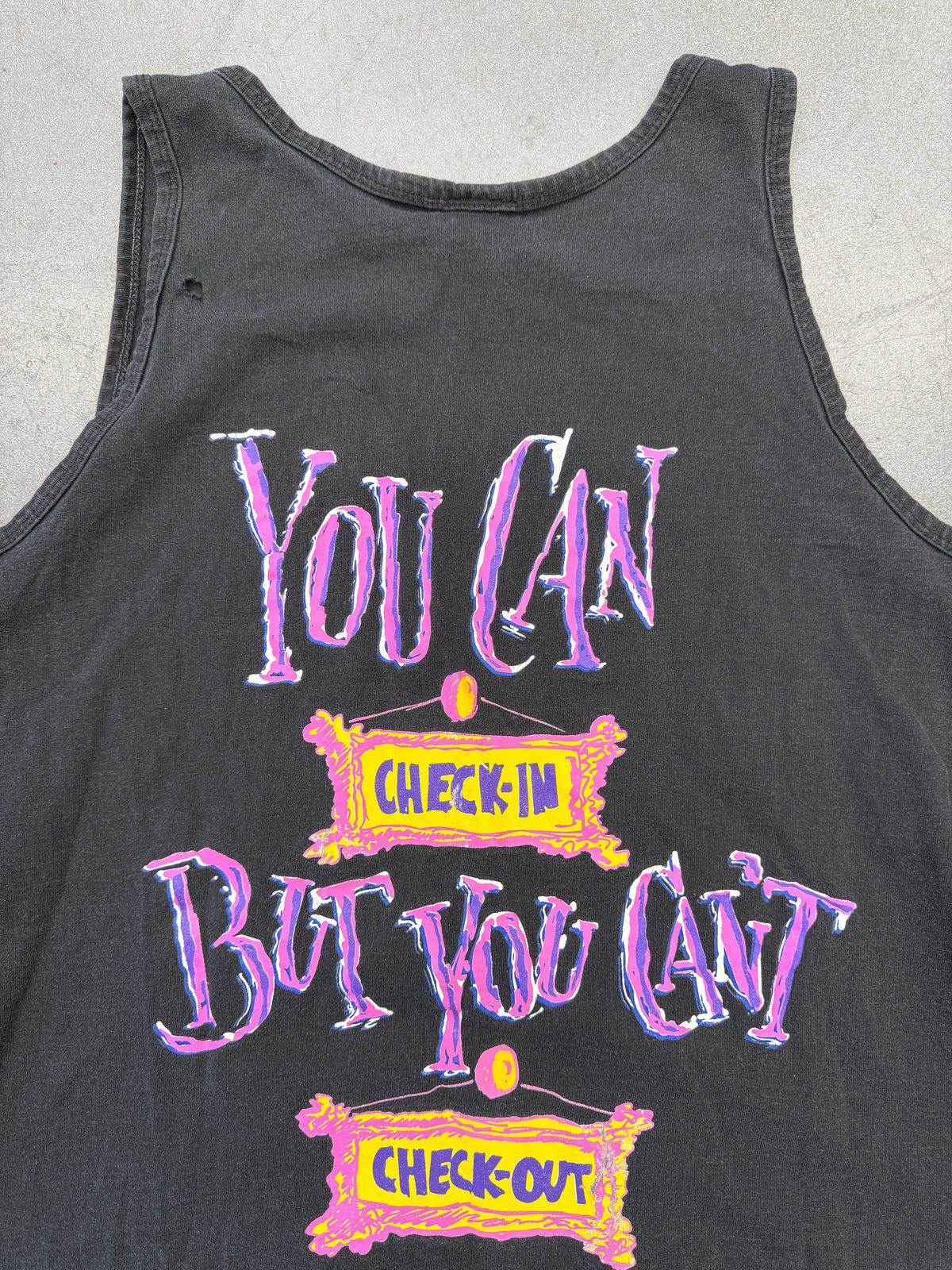 90S DISNEY THE TWILIGHT ZONE TOWER OF TERROR TANK TOP (MICKEY INC TAG)