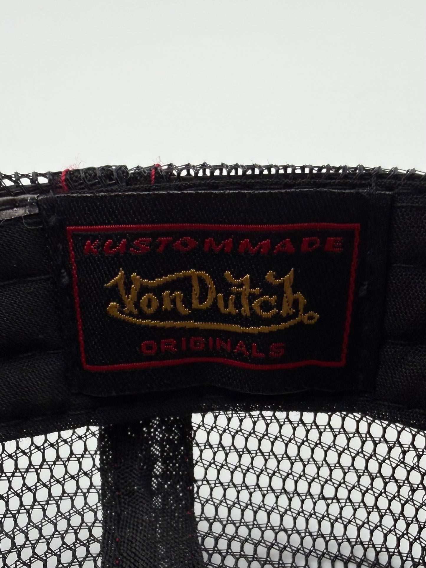 VON DUTCH TRUCKER HAT RED/BLACK