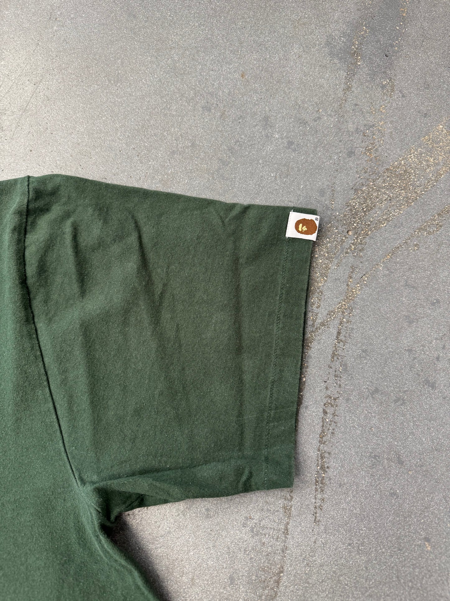 BAPE BIG APE HEAD TEE - GREEN
